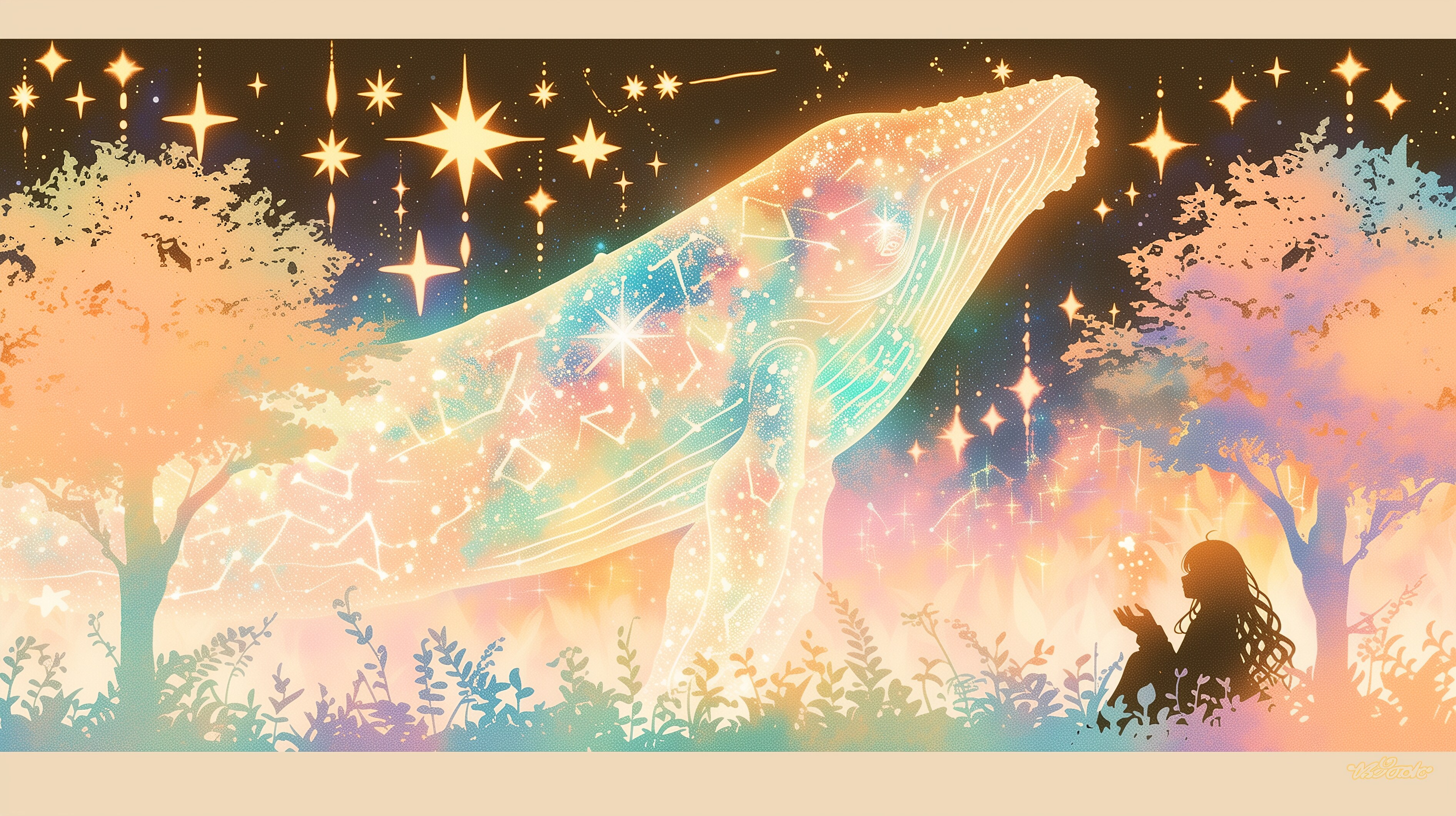 クジラの星座と乙女