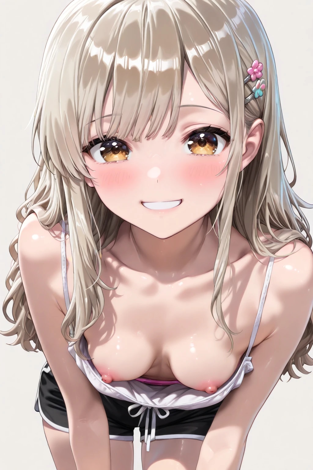 29枚：キャミソールギャルの胸チラ