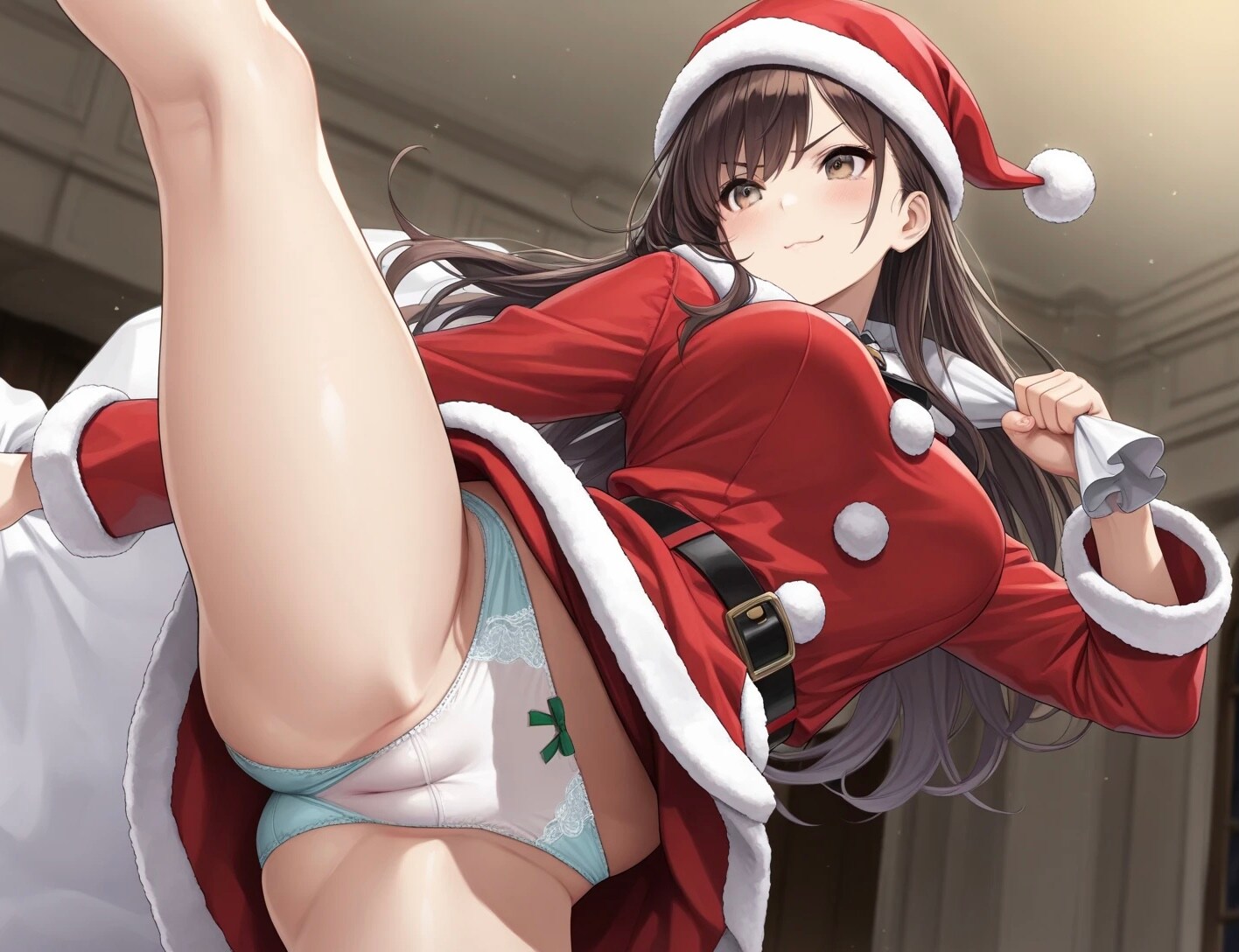 2枚:ハイキックサンタのマンスジ