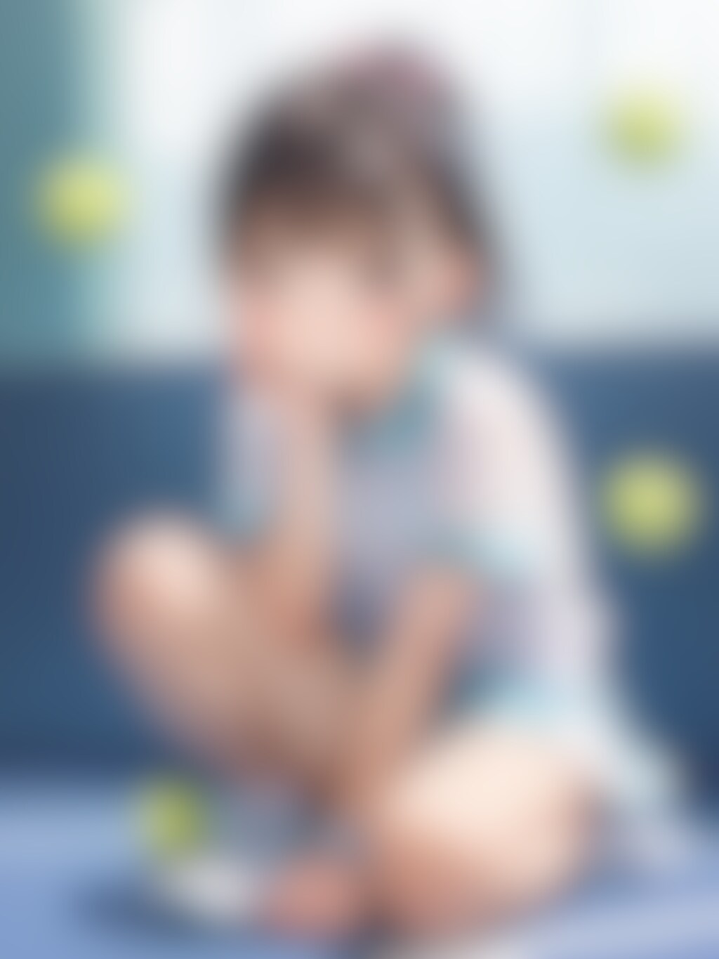 〇リJ〇ちゃんたちがテニスウェアでアンスコ見せ（10枚）