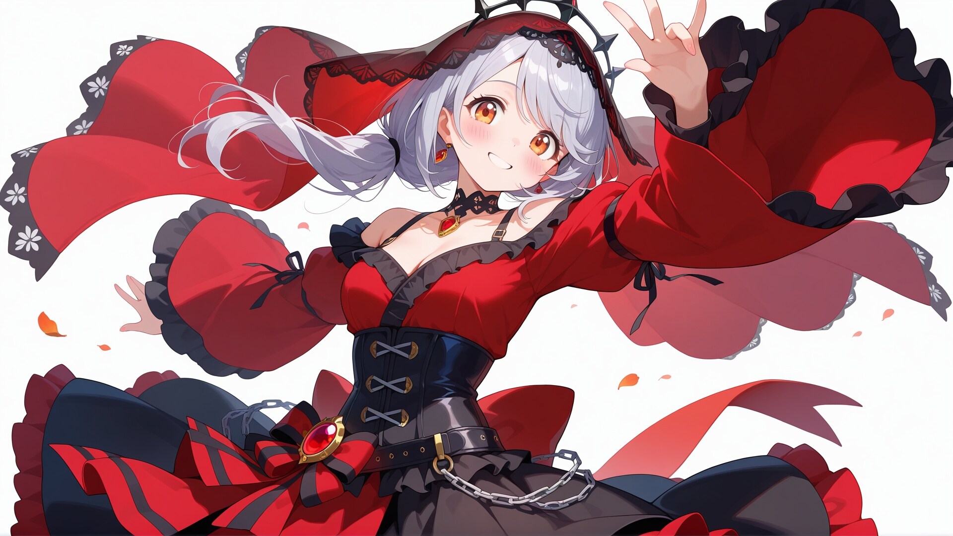 深紅の和ロリコーデ