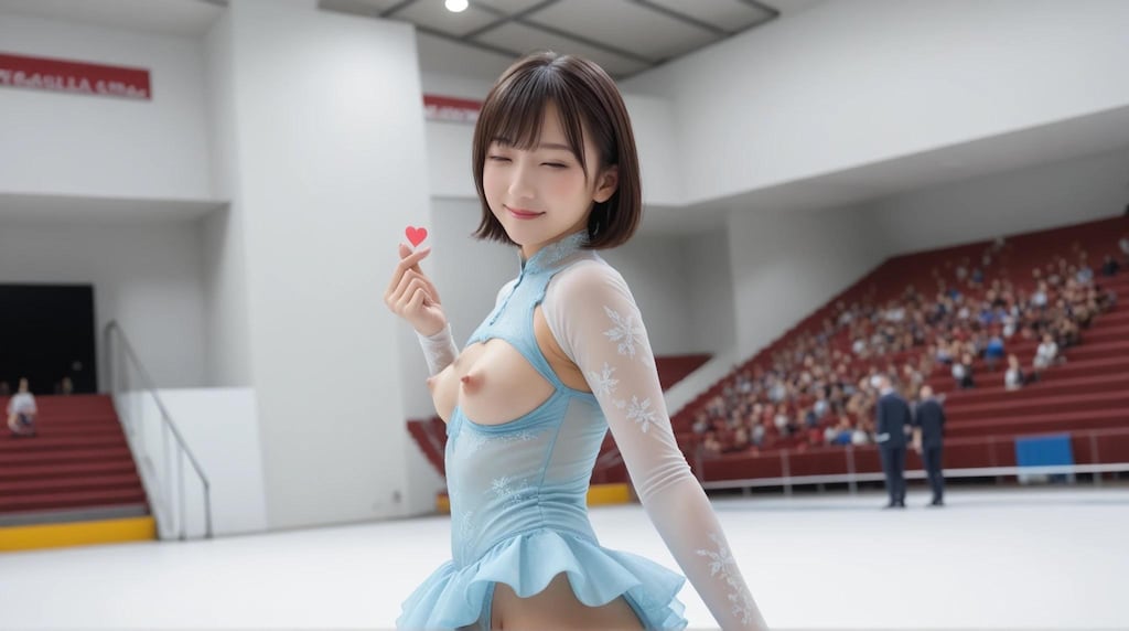 局部丸出しフィギュアスケート〈横版〉