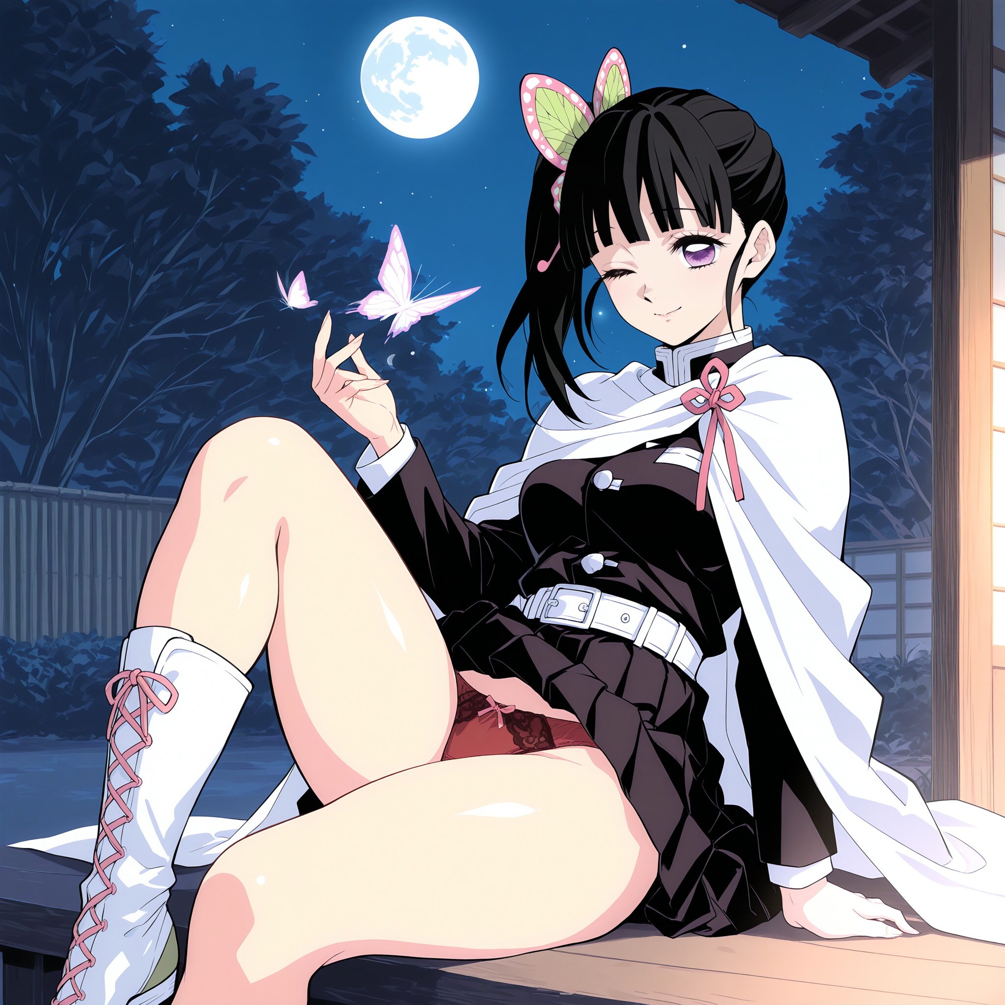 カナヲのサービスショット / Service shot of Kanao