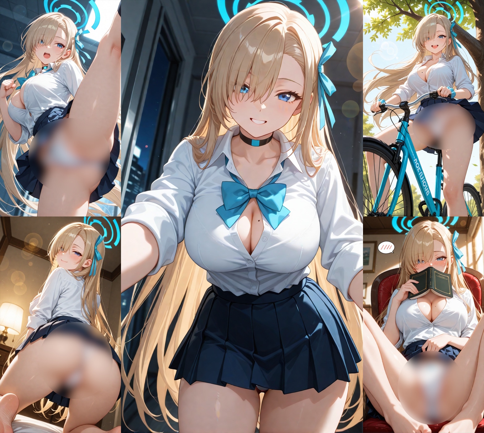 【一之瀬アスナ】パンチラ（４０枚）【ブルアカ】