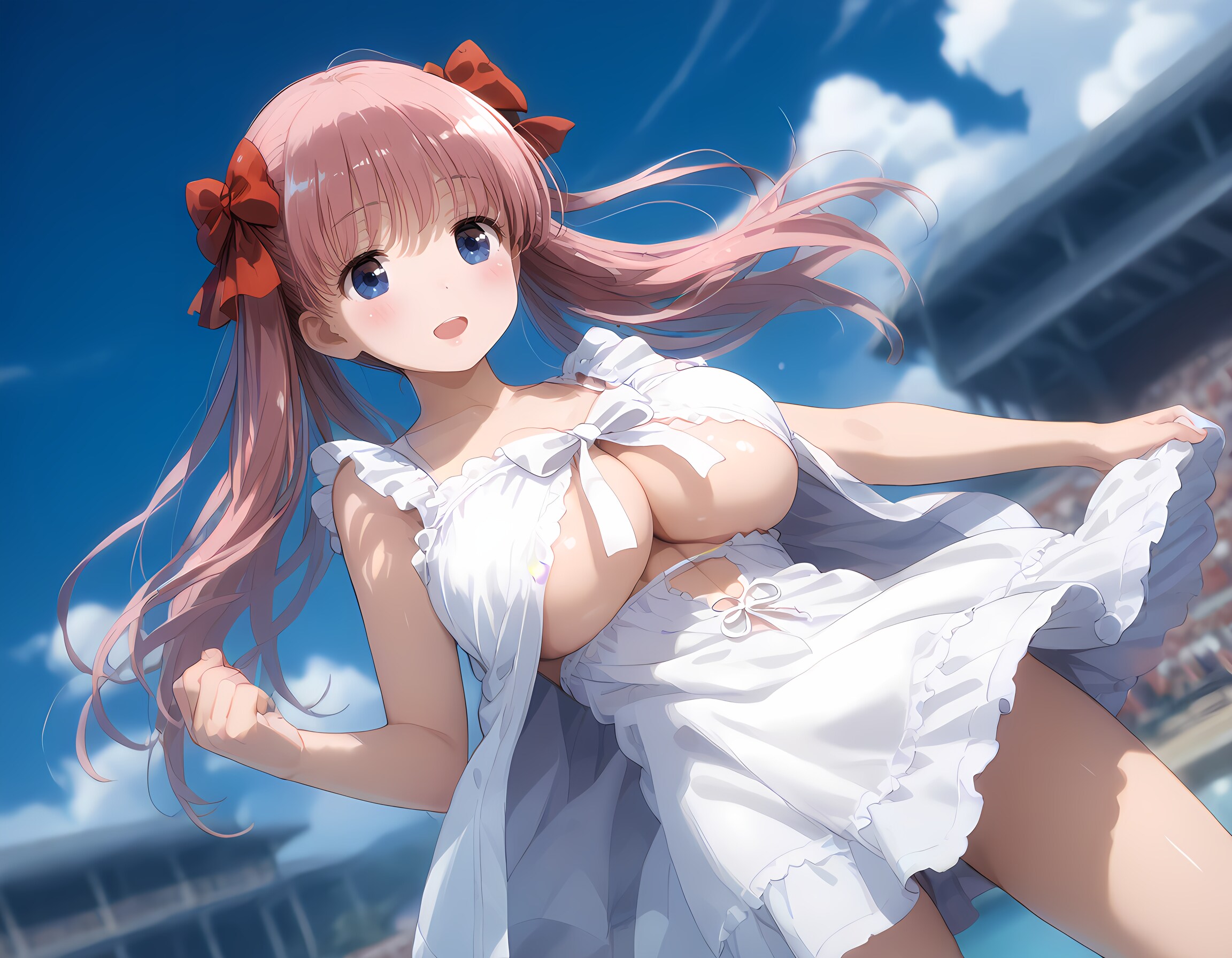 【咲-Saki-】のどっちの私服姿【高画質版】