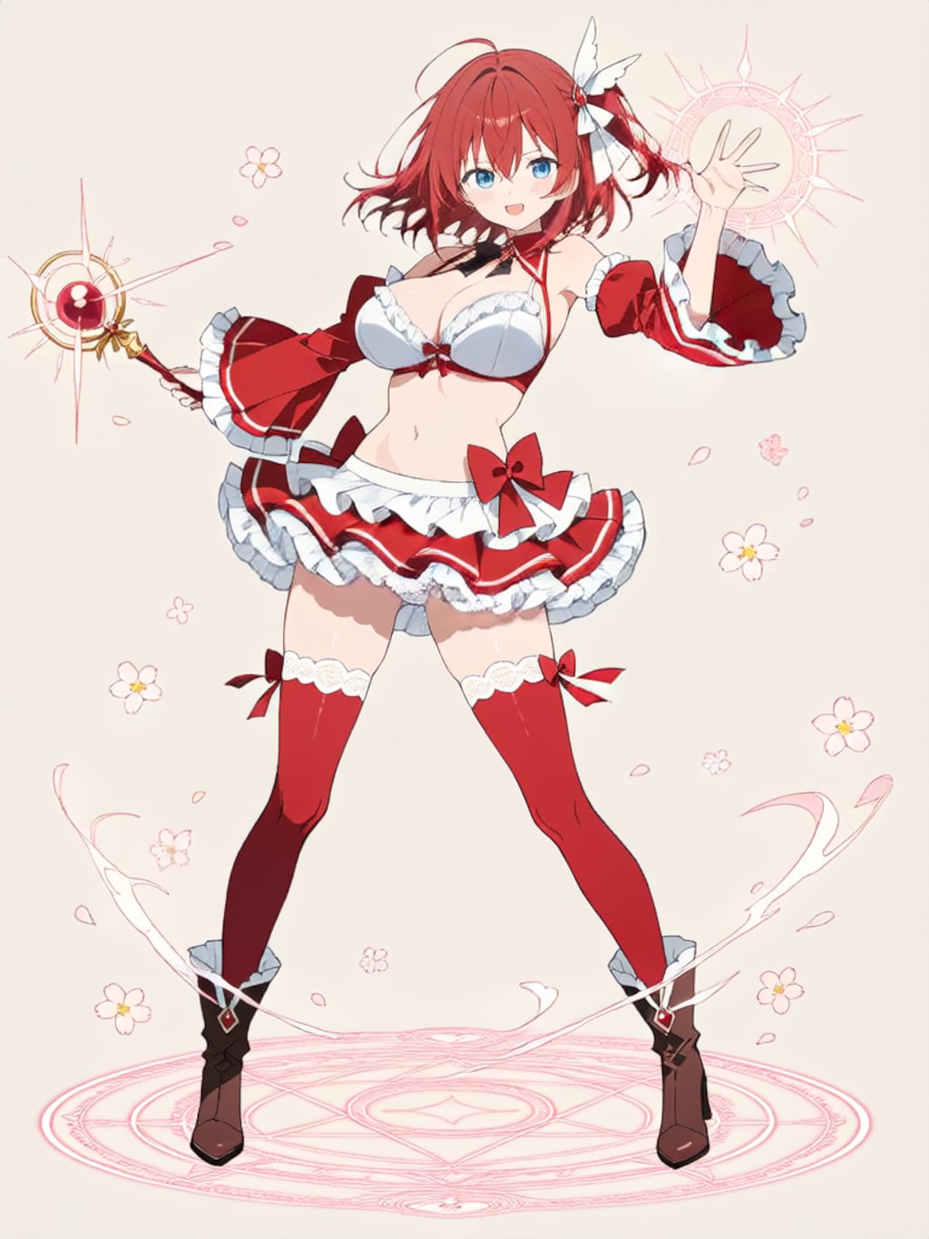 変身！魔法少女 アカゲ【パラパライラスト】