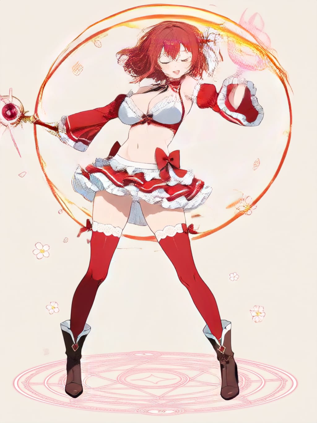 変身！魔法少女 アカゲ【パラパライラスト】