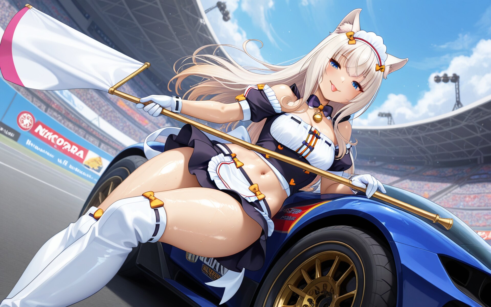 猫耳メイドレースクイーン