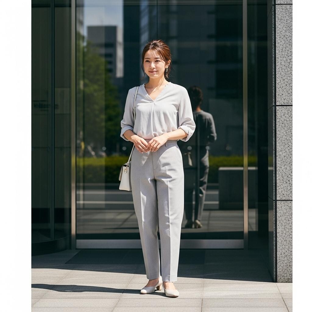 お姉さんの出勤風景