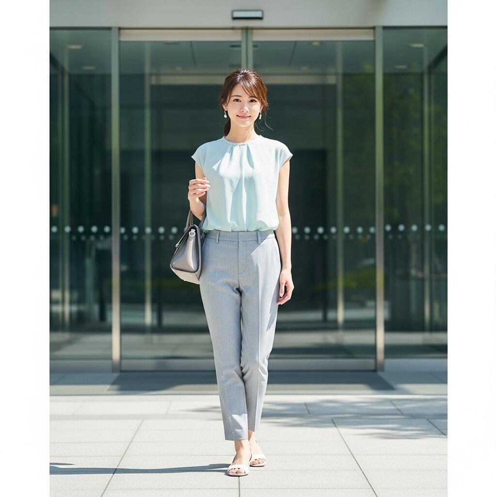 お姉さんの出勤風景