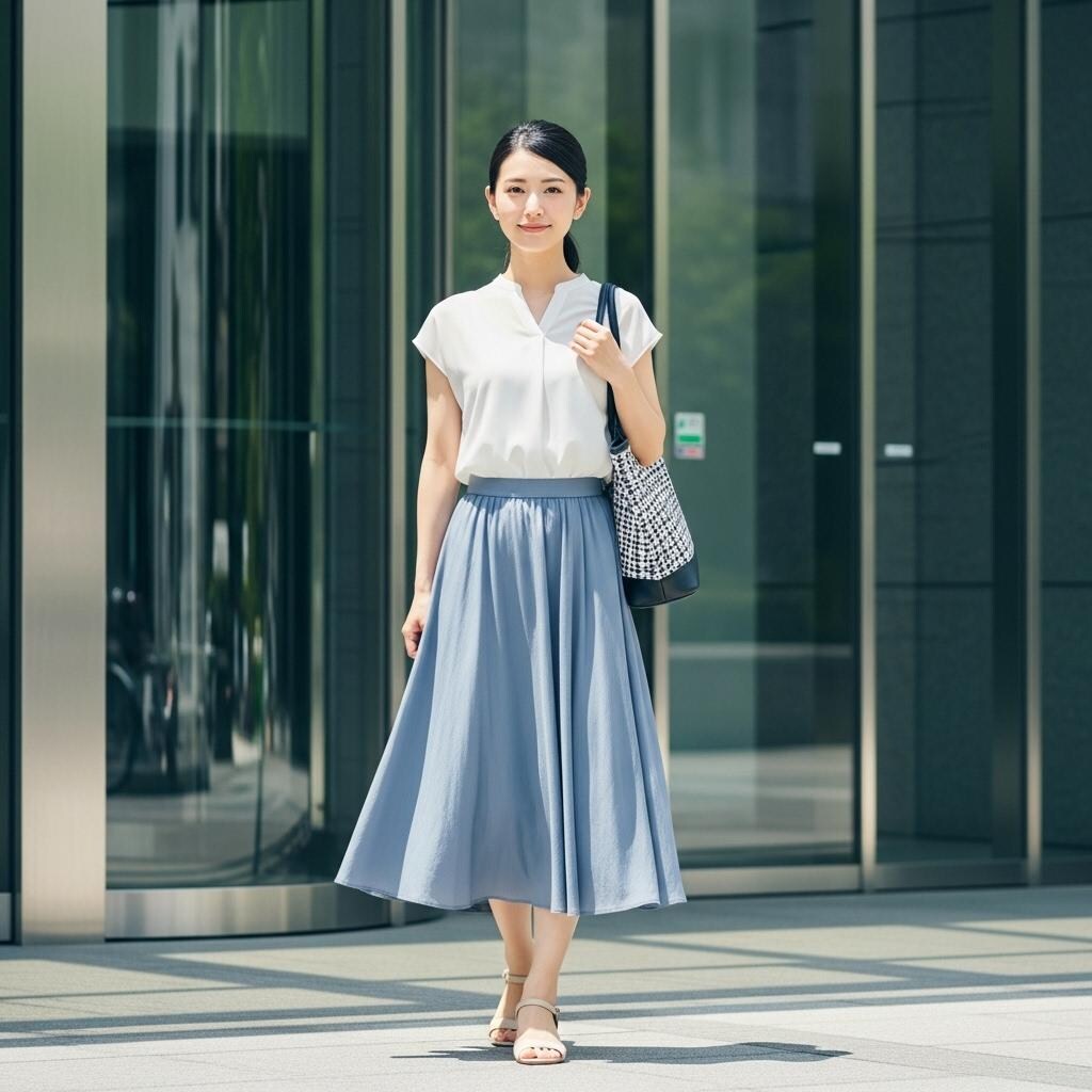 お姉さんの出勤風景