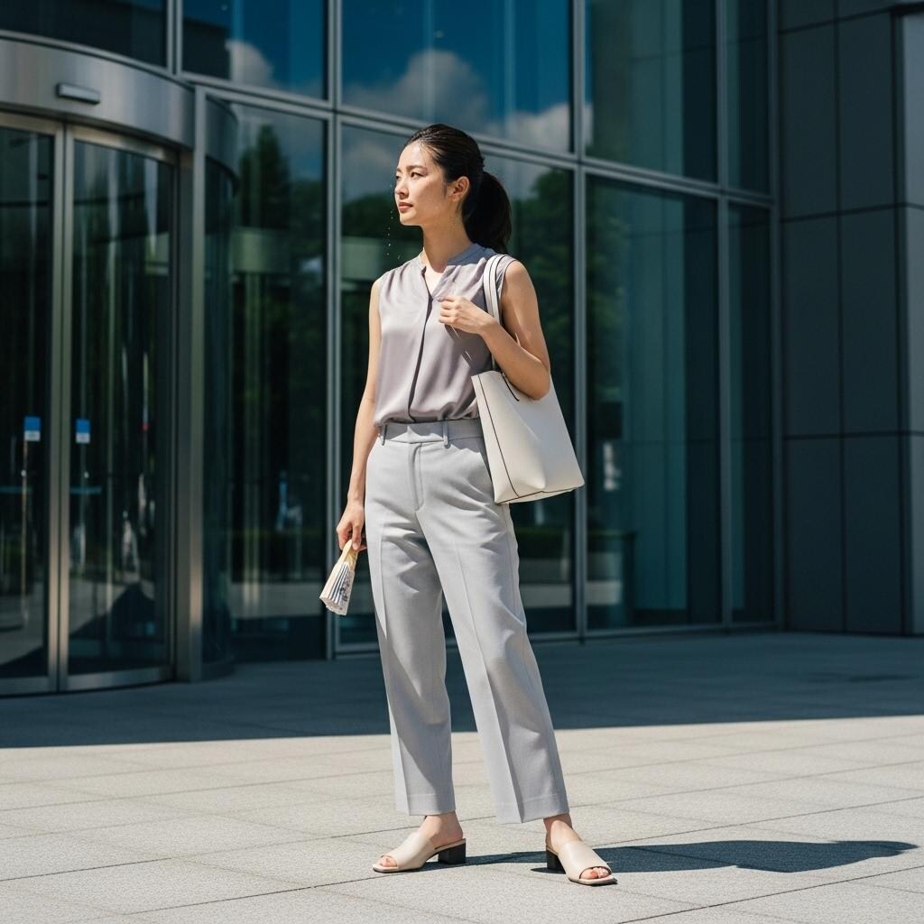 お姉さんの出勤風景
