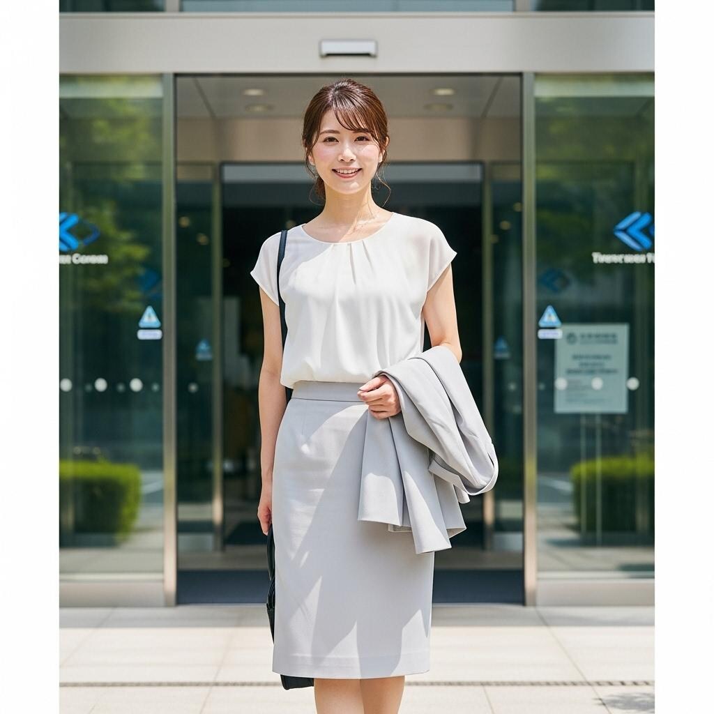 お姉さんの出勤風景