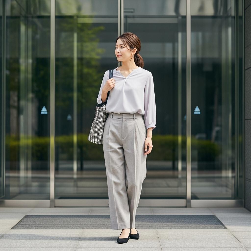 お姉さんの出勤風景