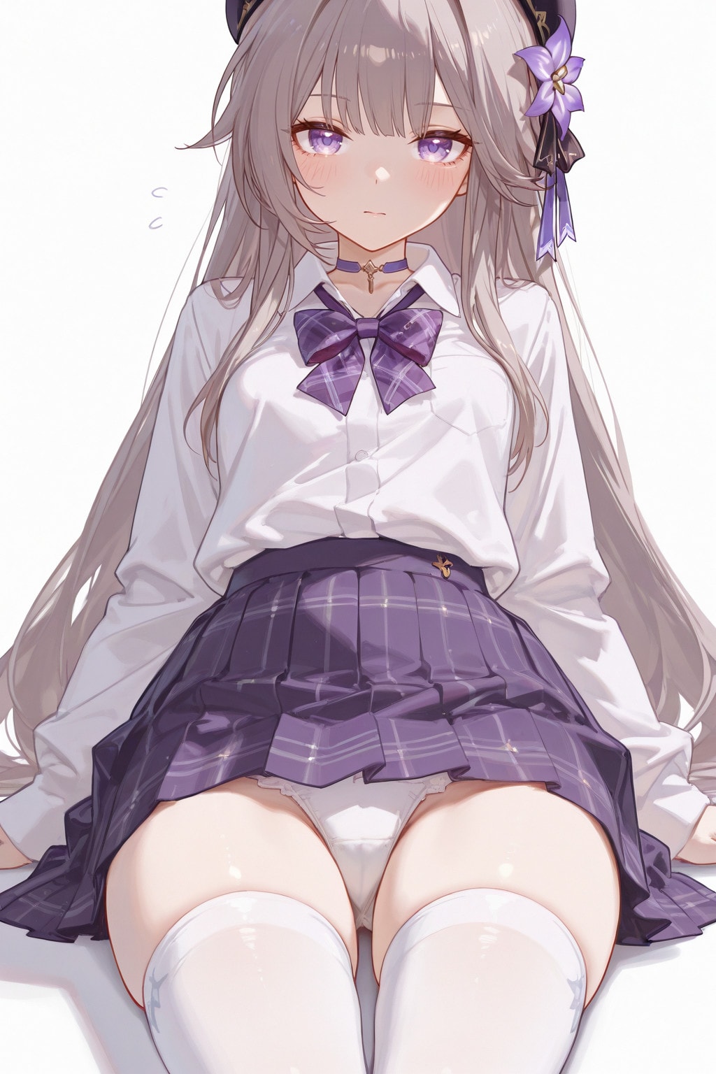 マダム・ヘルタ｜制服ニーハイパンチラ
