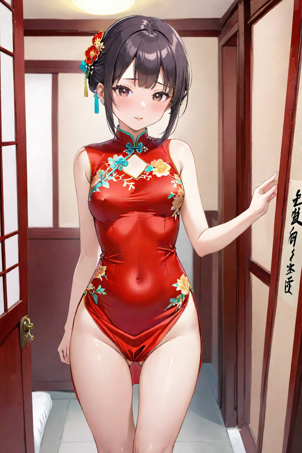 チャイナドレスの娘