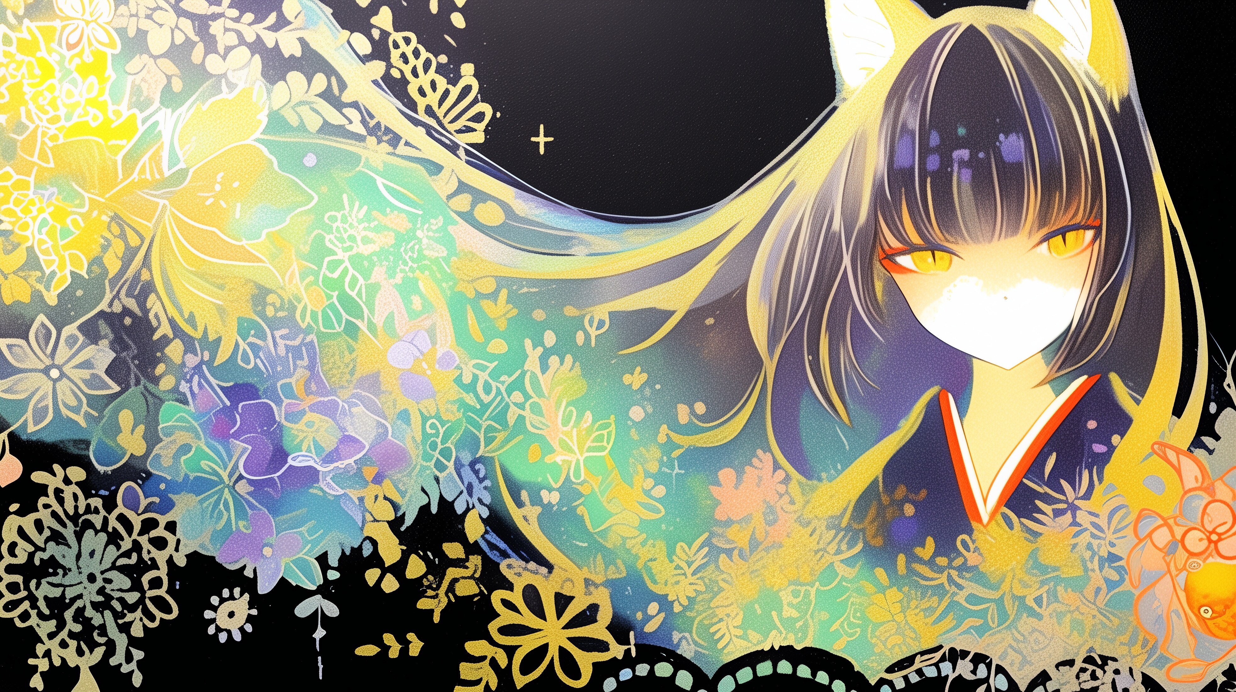 着物と狐娘part１