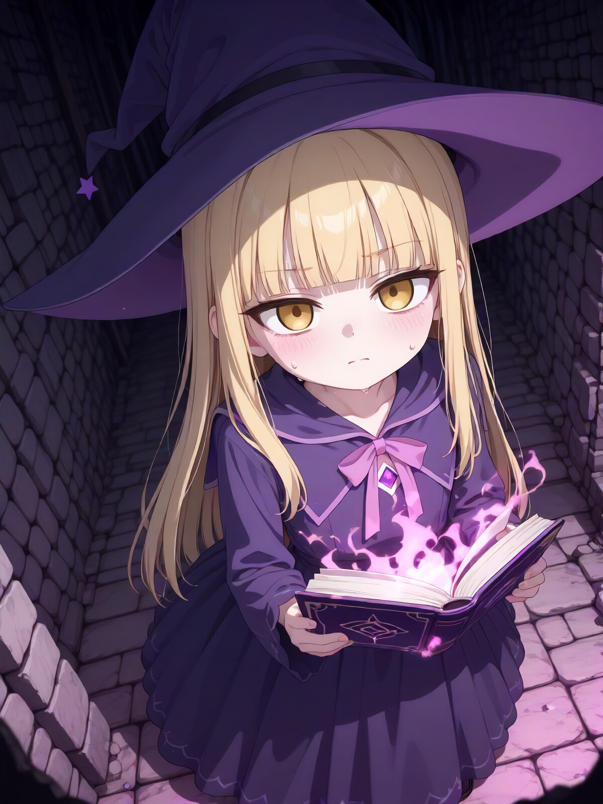 おすまし魔女は触手でひどいめにあう(12枚)