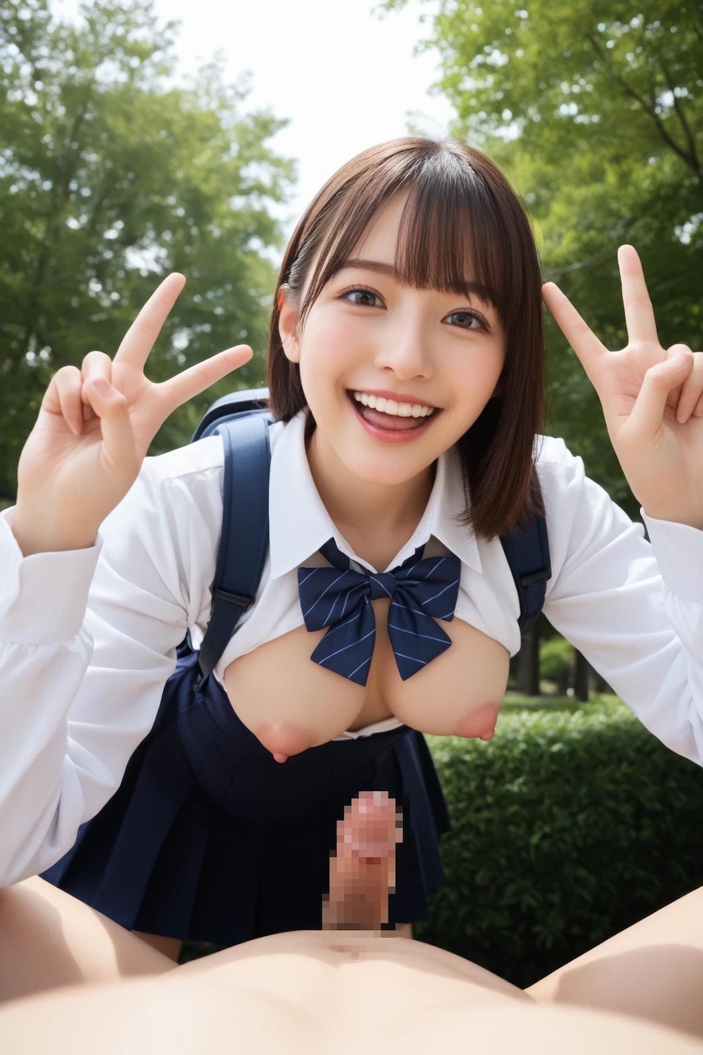 日光浴中すみません！セックスさせてください！〈冬〉