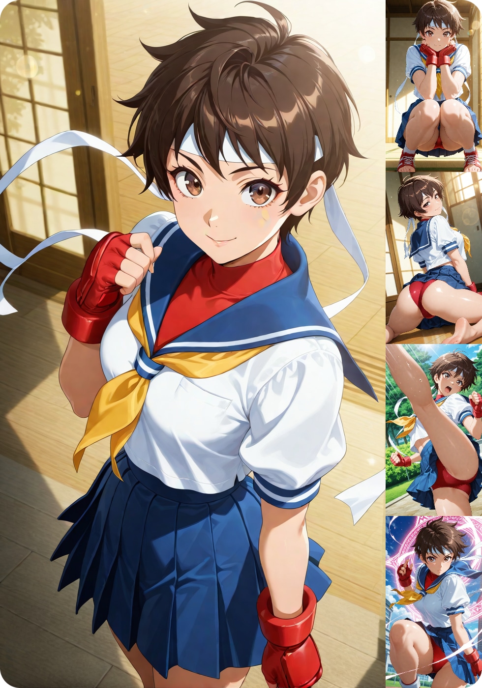 【春日野さくら】ブルマチラ【Sakura　Kasugano】