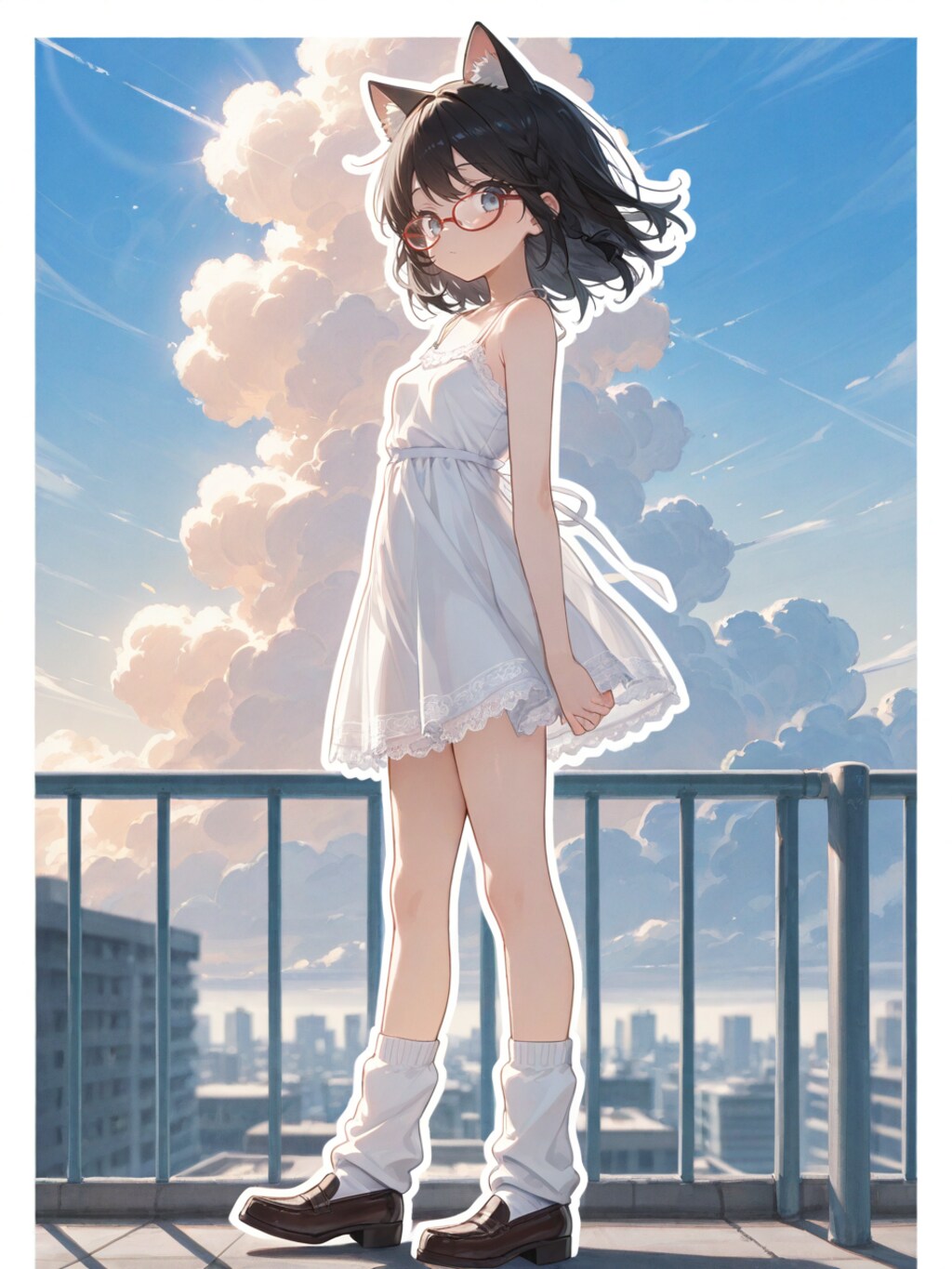 夏空ポートレート