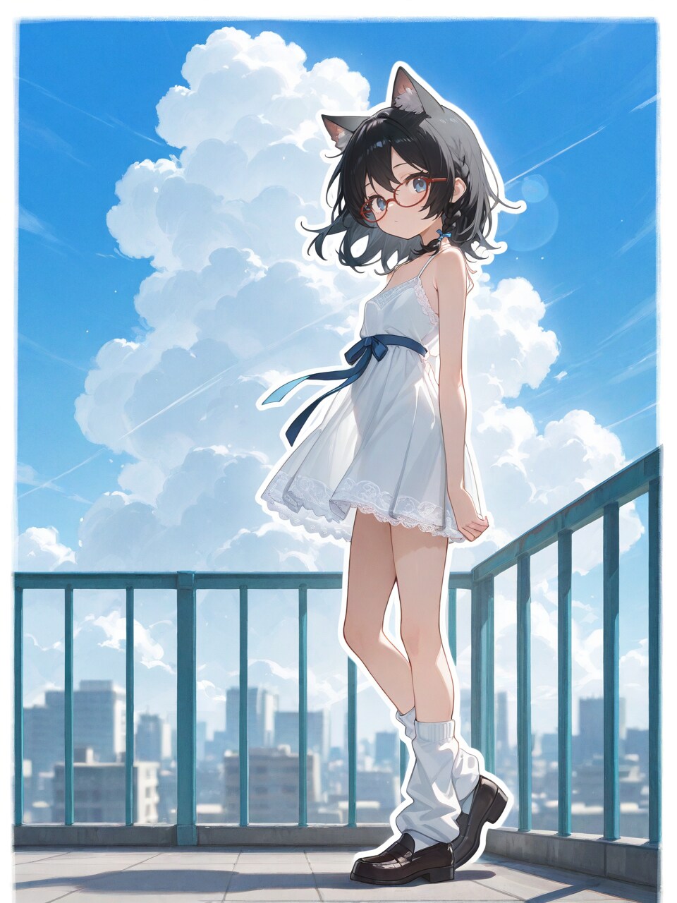 夏空ポートレート