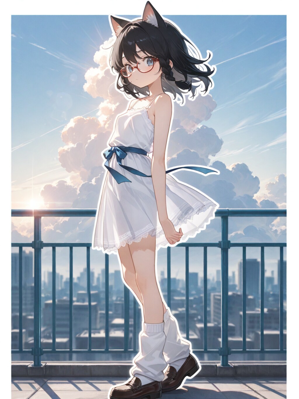 夏空ポートレート