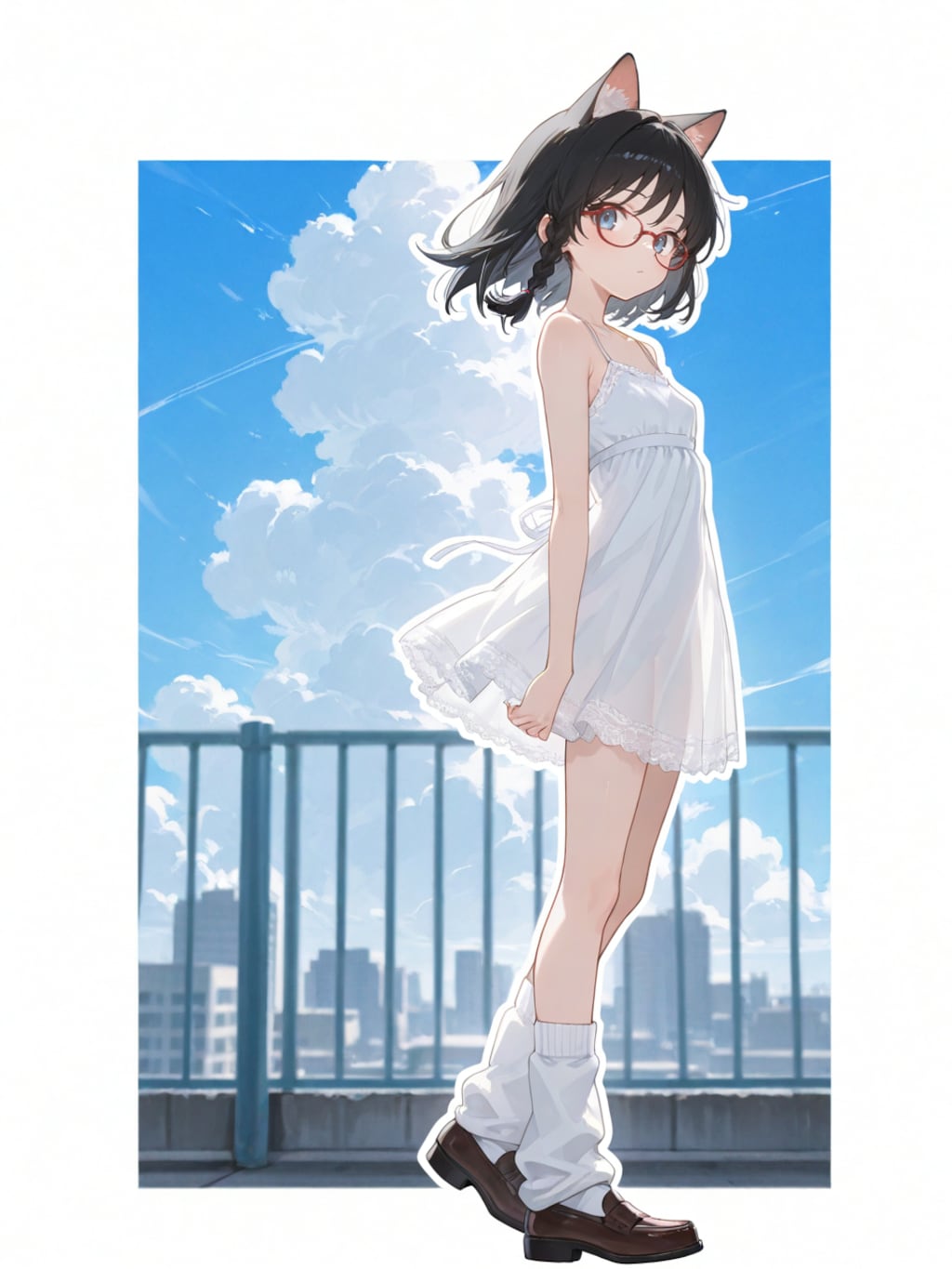 夏空ポートレート