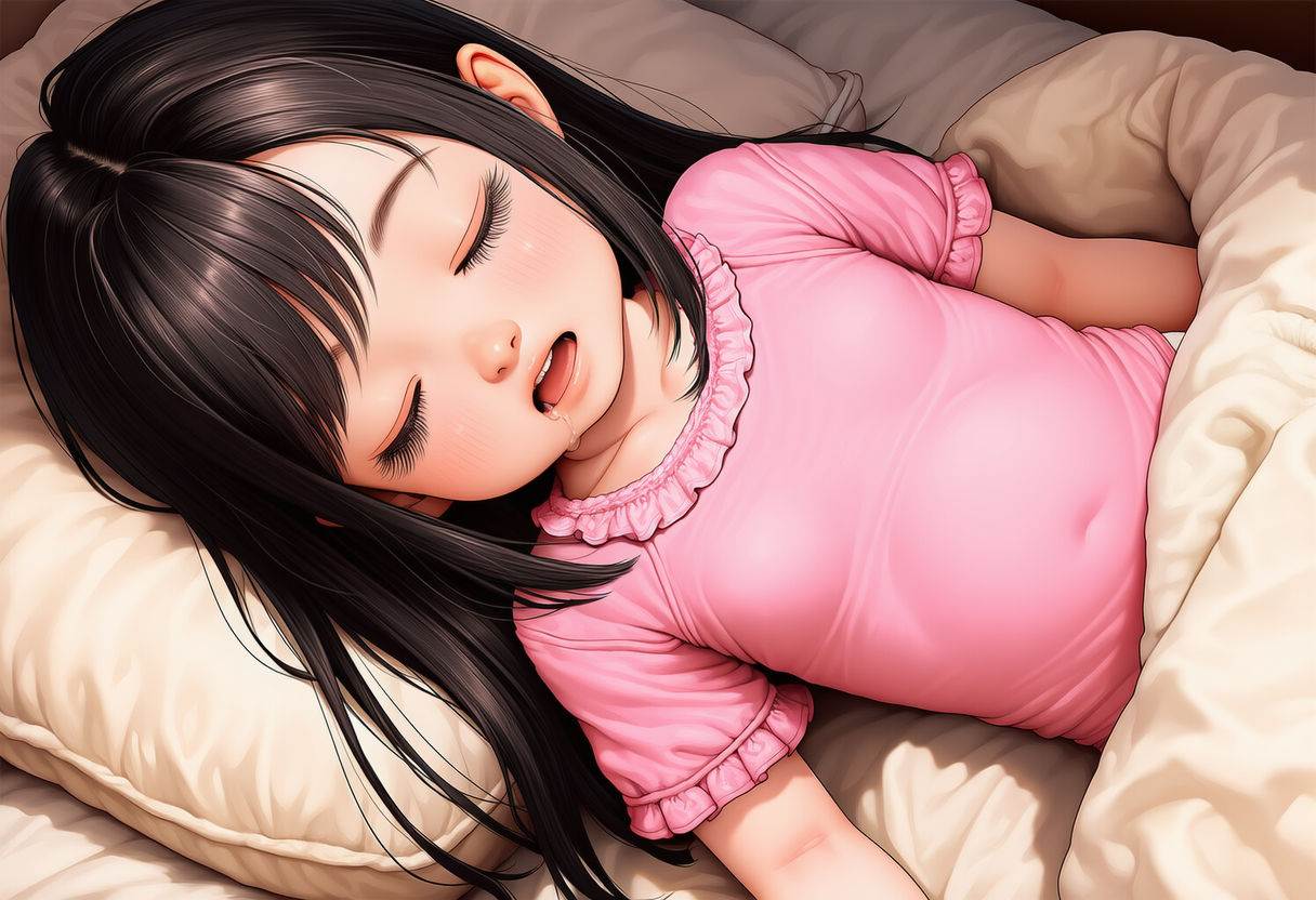 眠る子