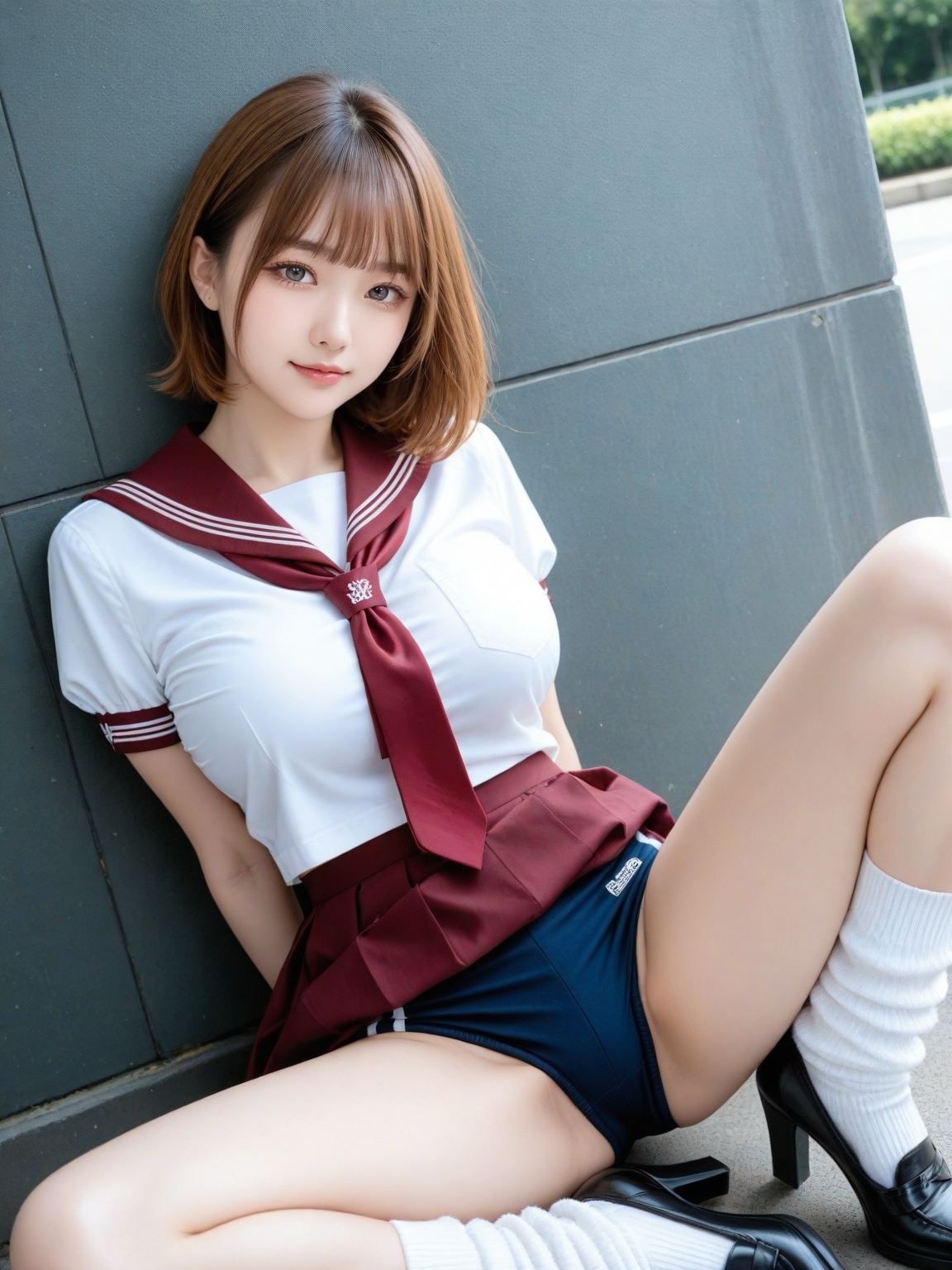 こんな場所でこんな格好…見つかったらどうしよう？