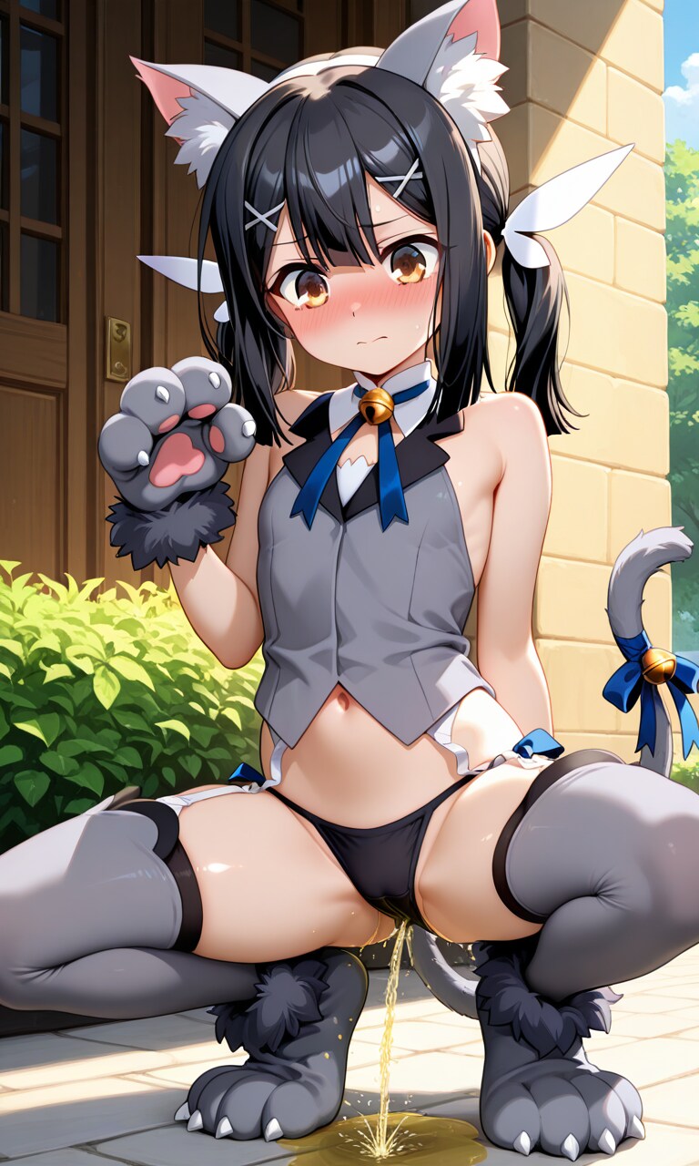 蔵出しおしっこお漏らしチャレンジ【美〇】（ビーストスタイル）その1