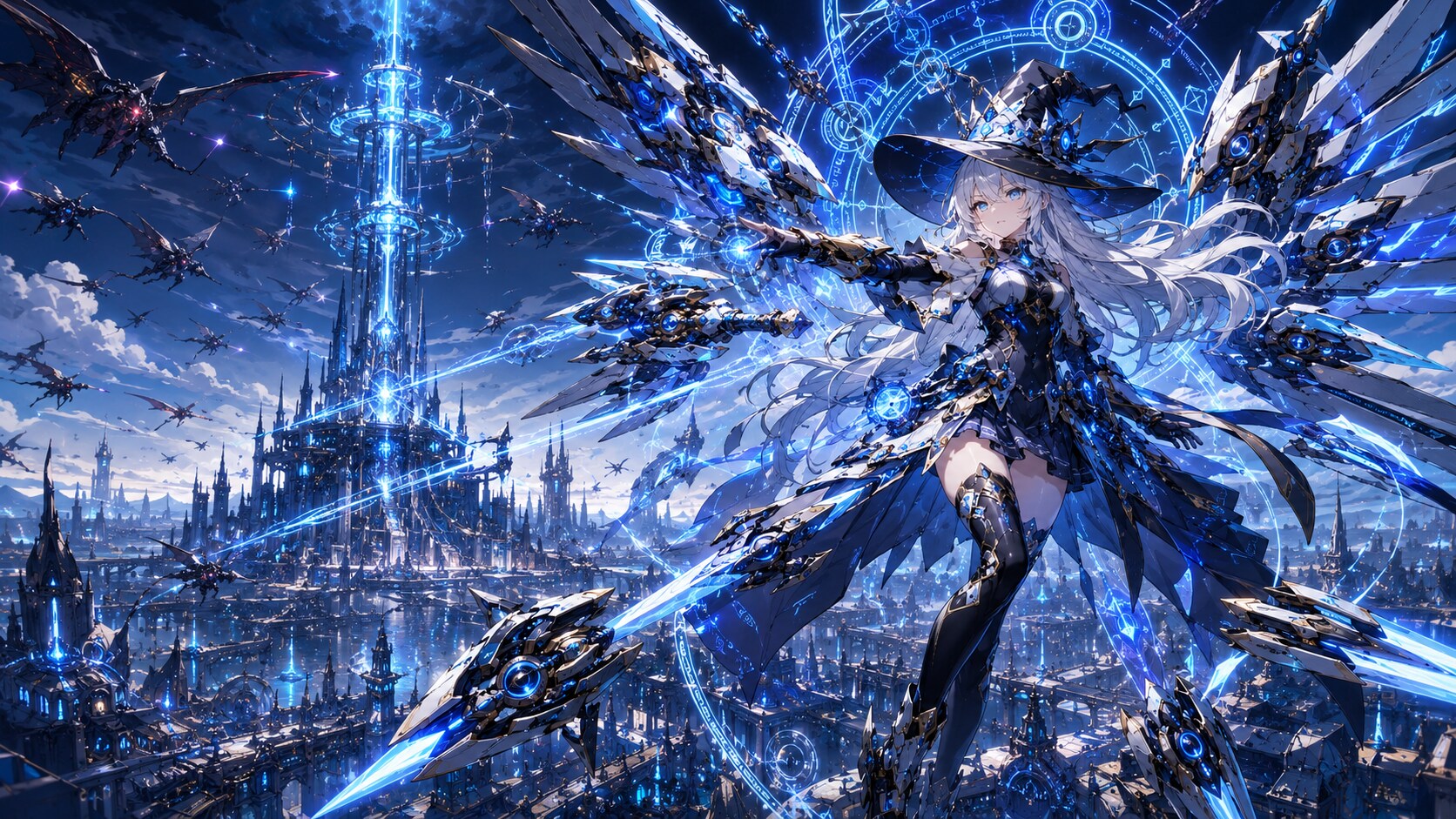 都市全域魔法陣発動