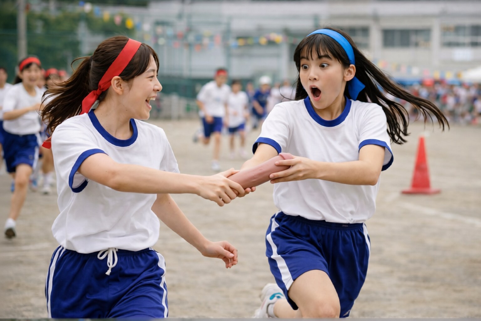 体育祭リレー競走　バトンかと思いきや。。。　そして透視へ