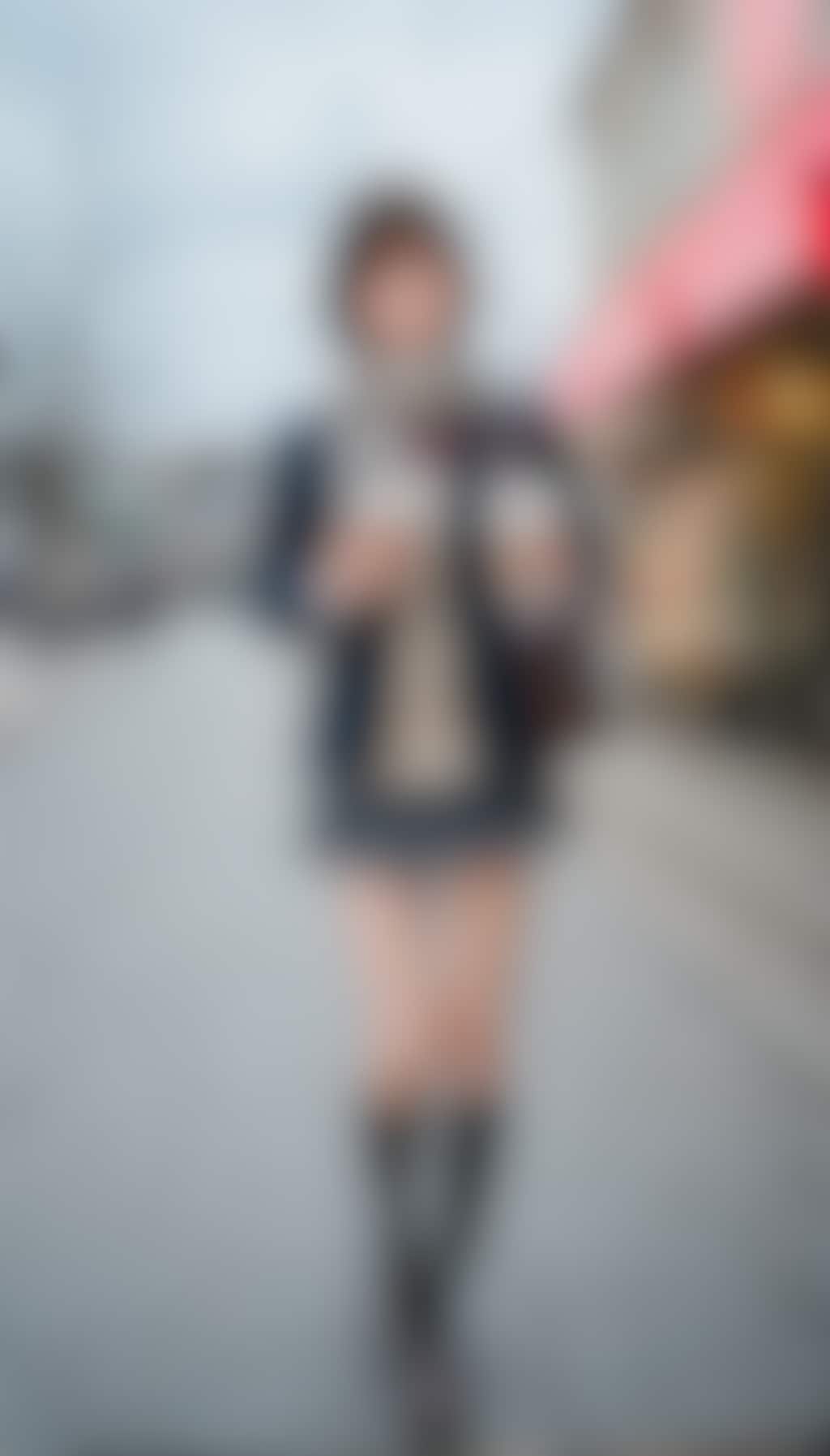 251219【10枚】琴子の制服図鑑　Vol.6ブレザーxニットベストxミニスカxマフラー