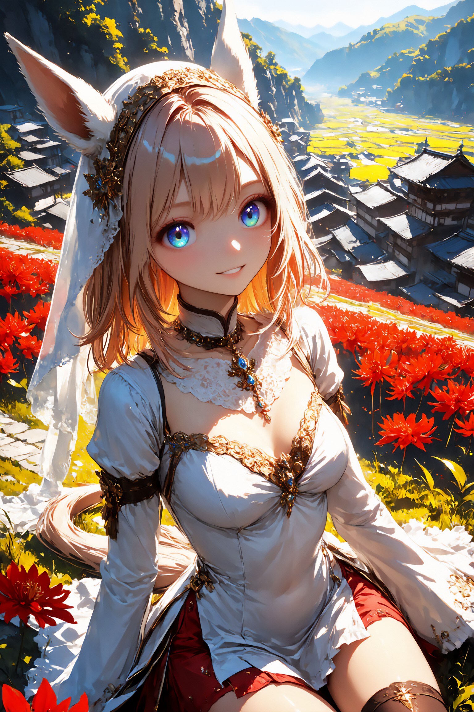 彼岸の谷で微笑む