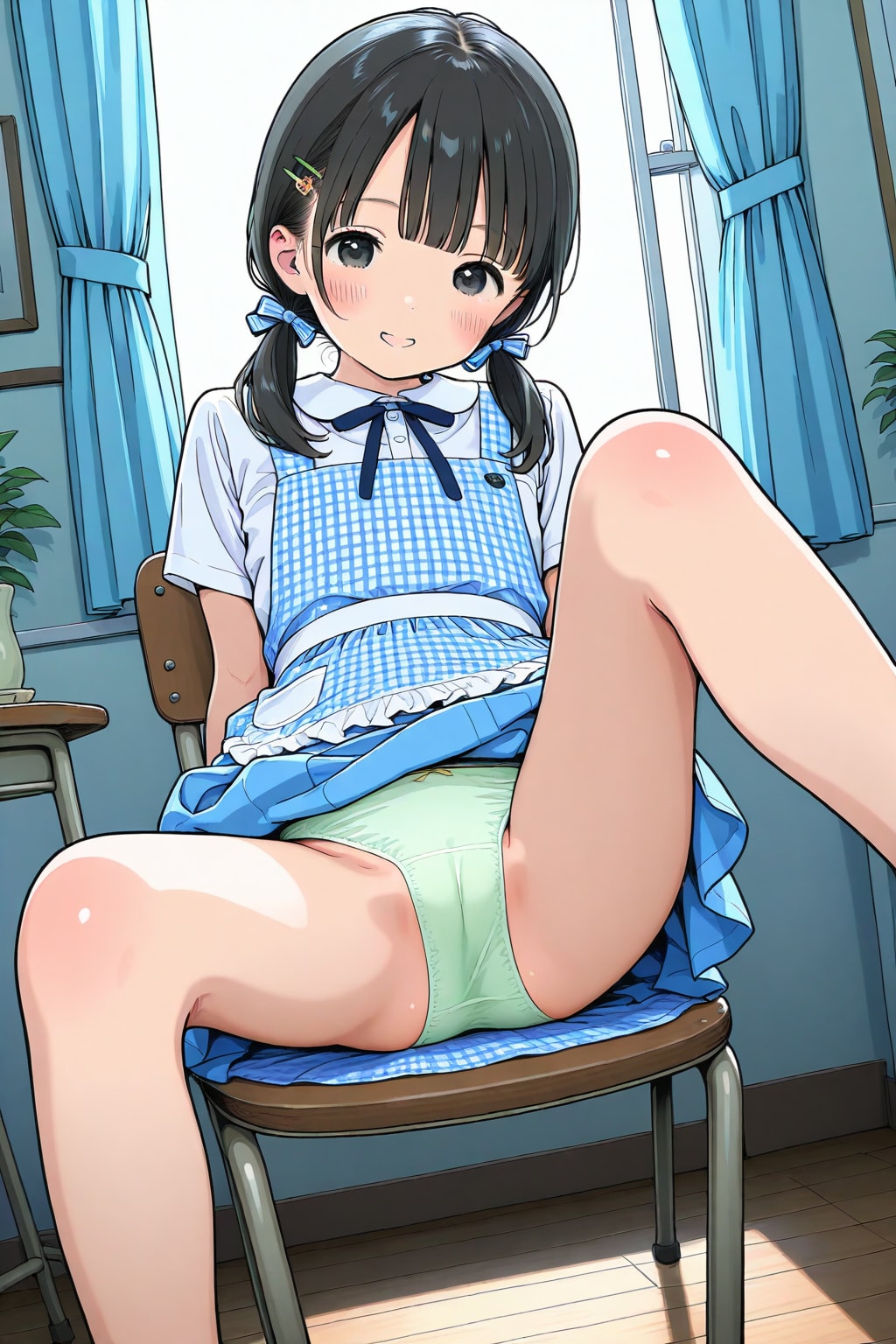 ショーツを見せてくれる次女ちゃん🌕✨