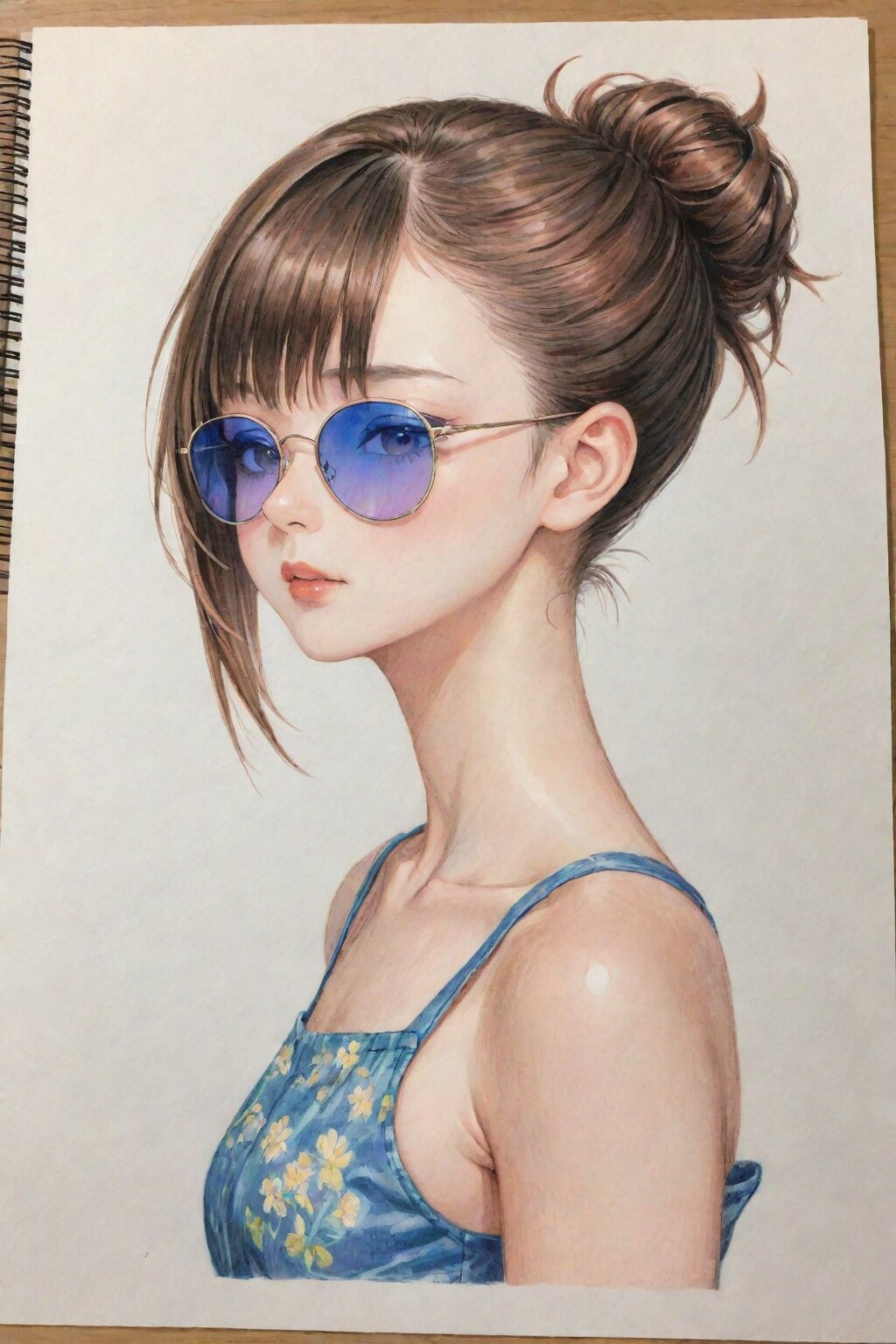 眼鏡の美しい19歳日本人女性が求められている