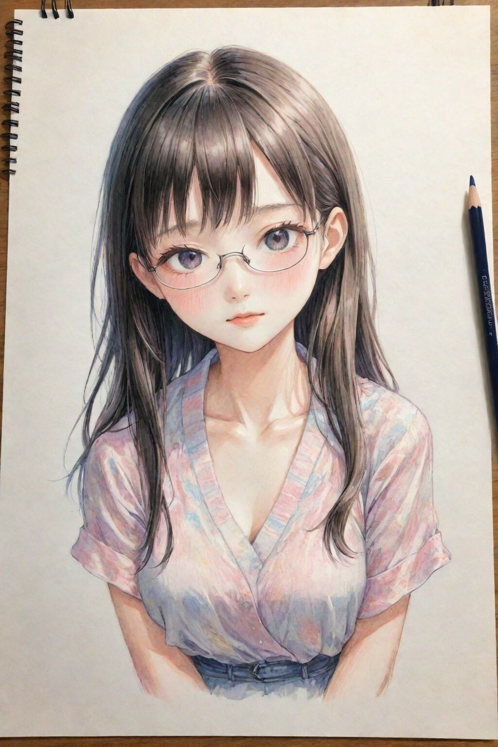 眼鏡の美しい19歳日本人女性が求められている