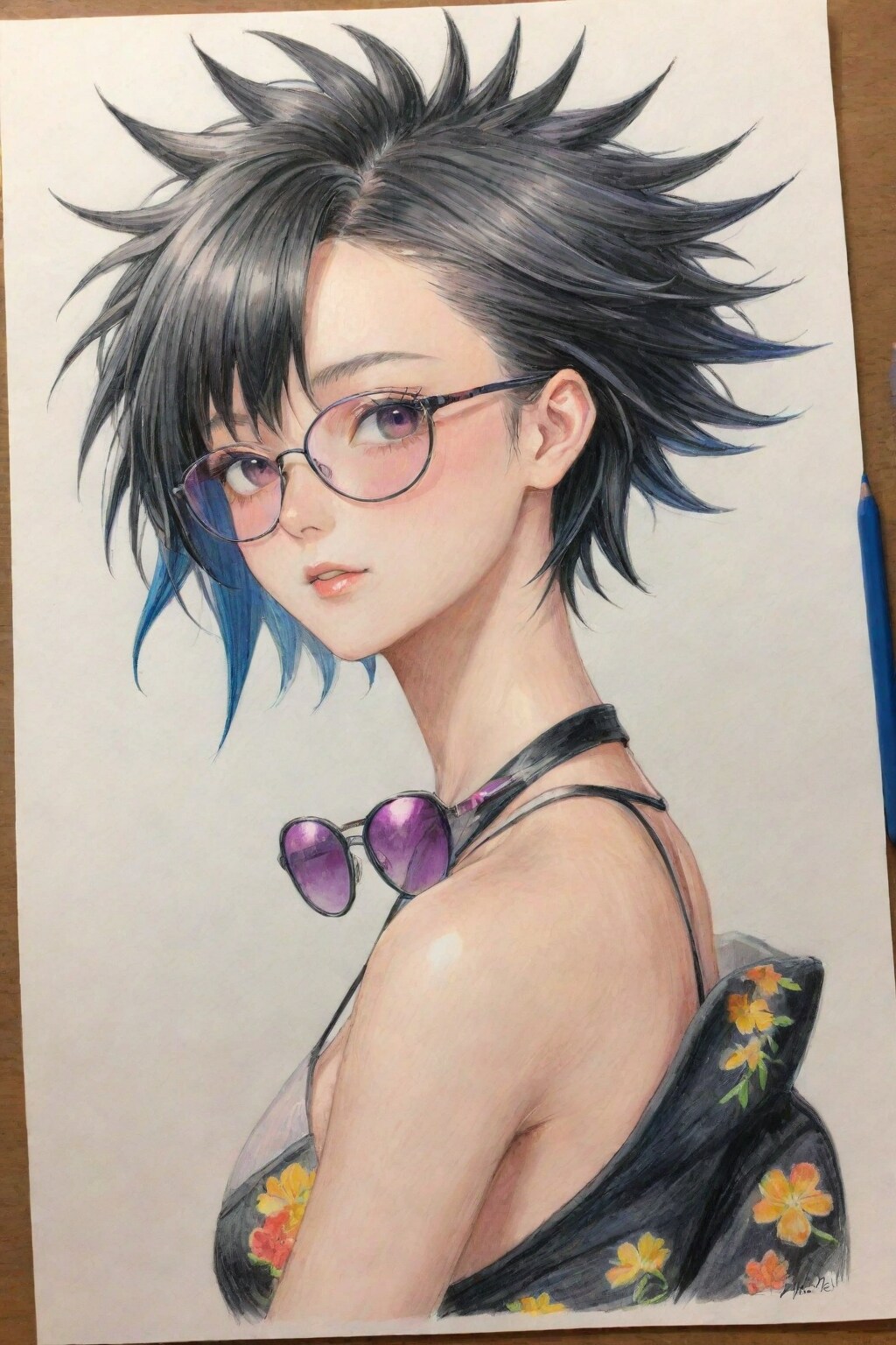 眼鏡の美しい19歳日本人女性が求められている