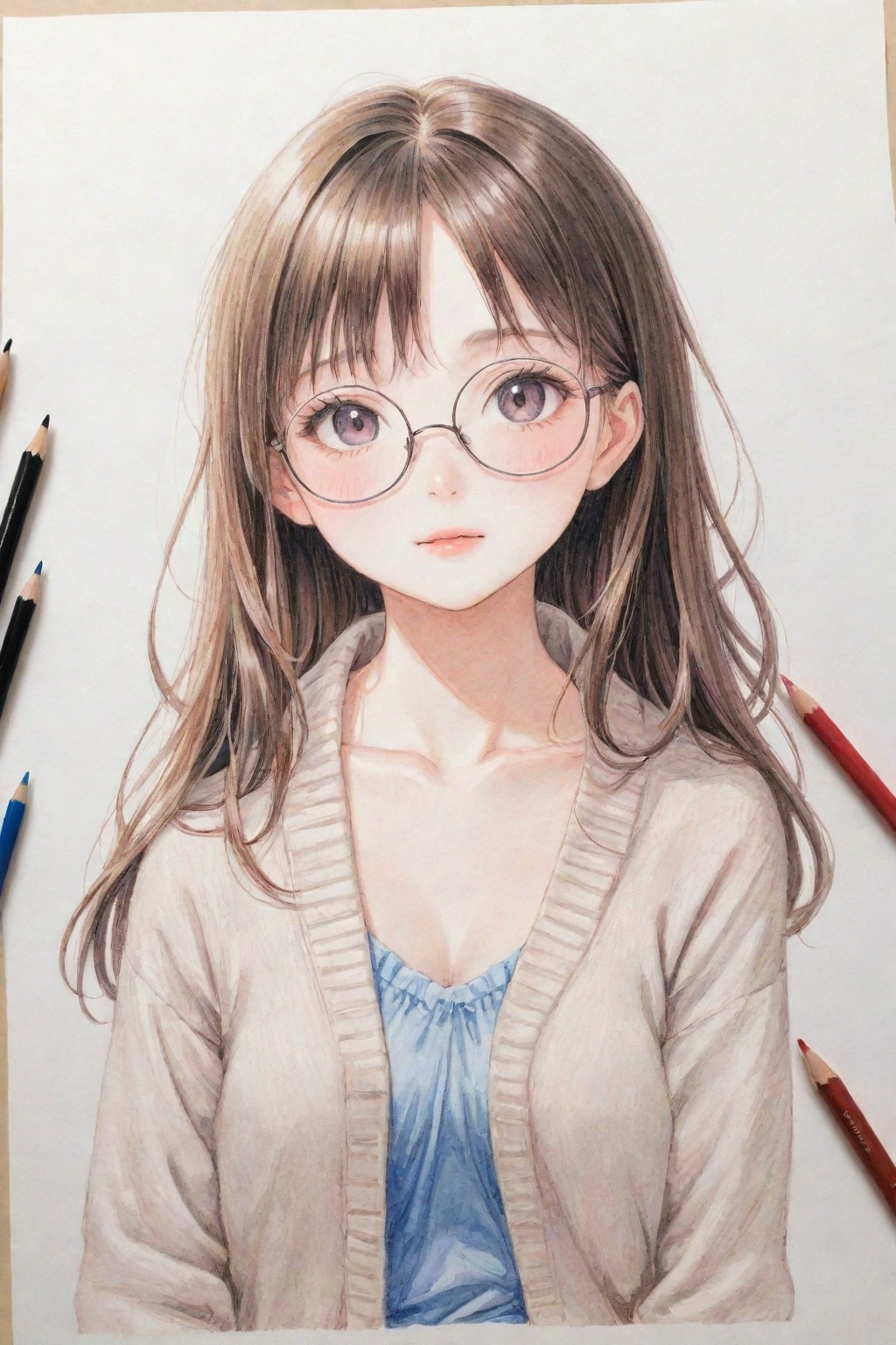 眼鏡の美しい19歳日本人女性が求められている