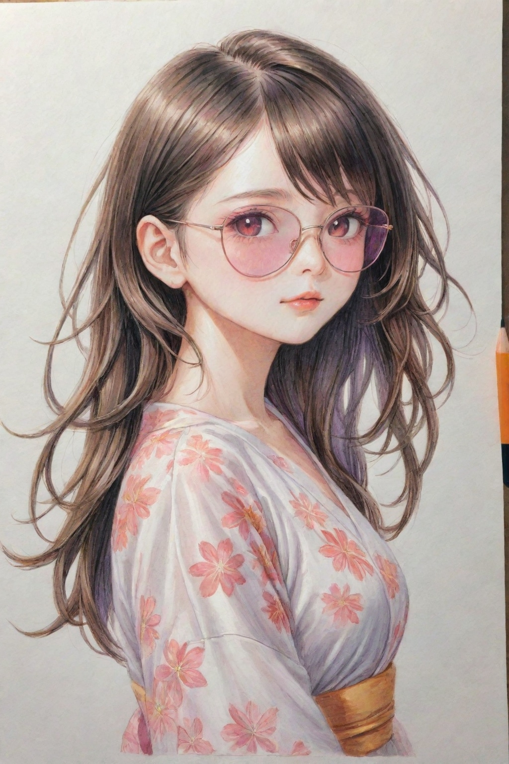 眼鏡の美しい19歳日本人女性が求められている