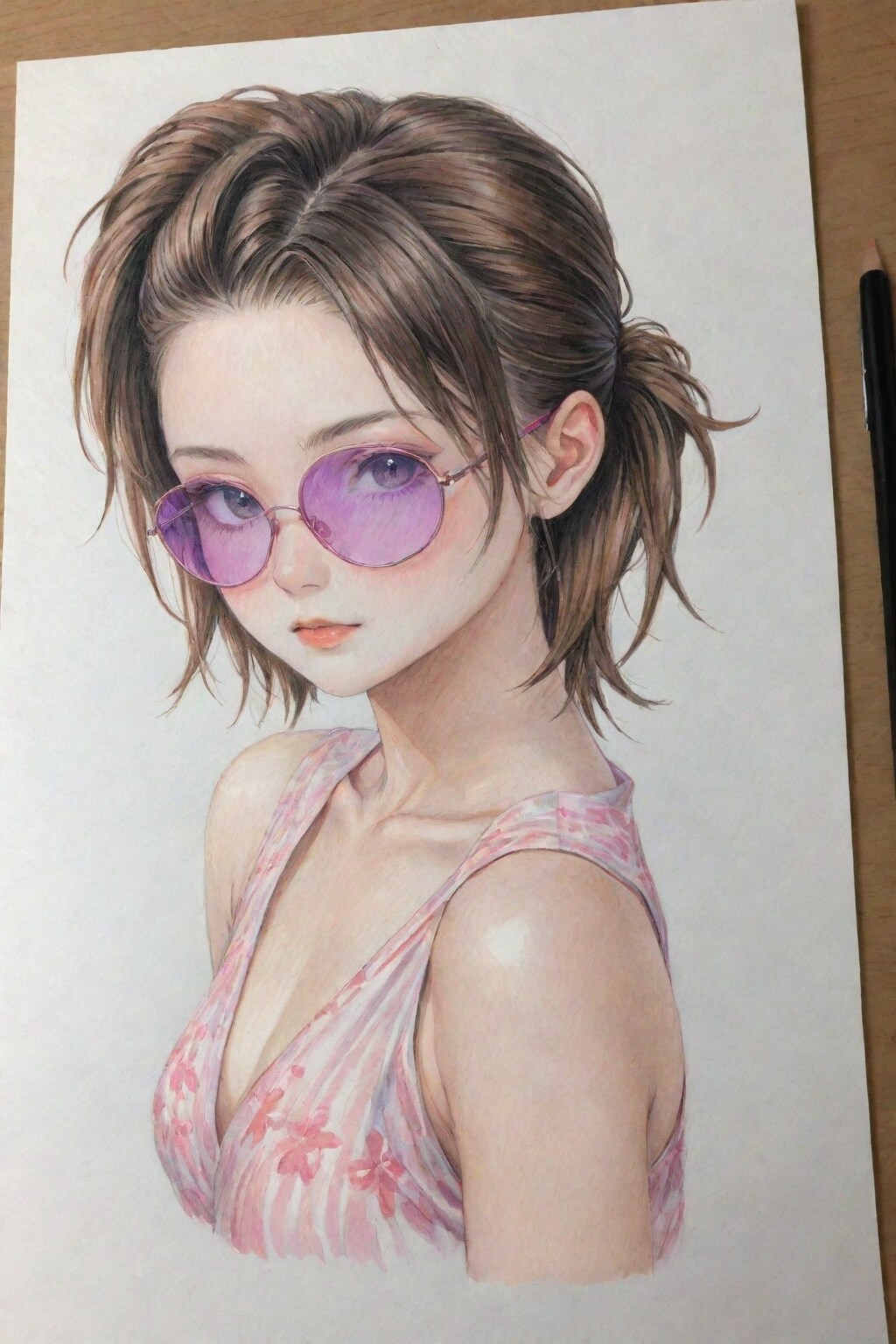 眼鏡の美しい19歳日本人女性が求められている