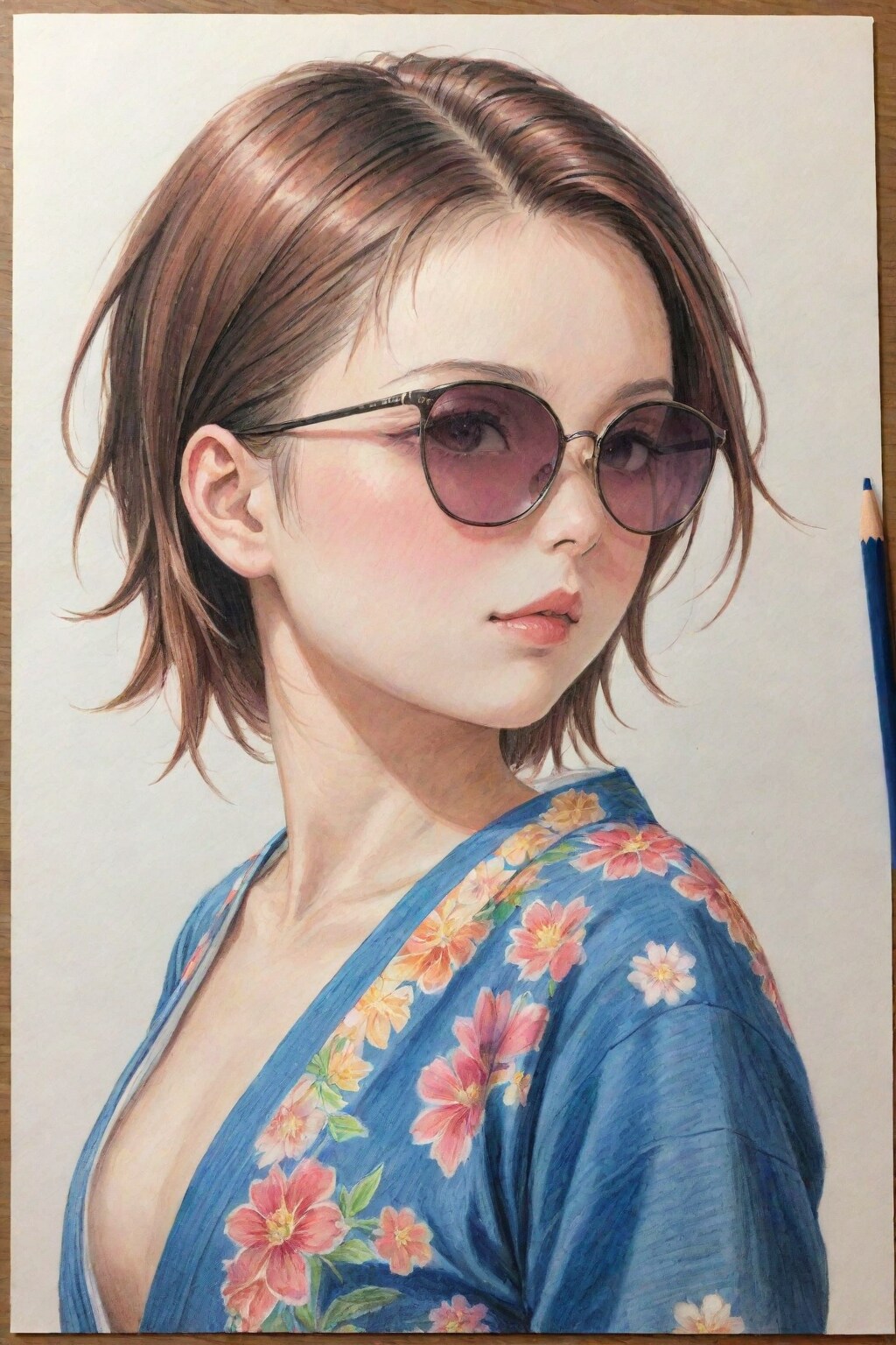 眼鏡の美しい19歳日本人女性が求められている