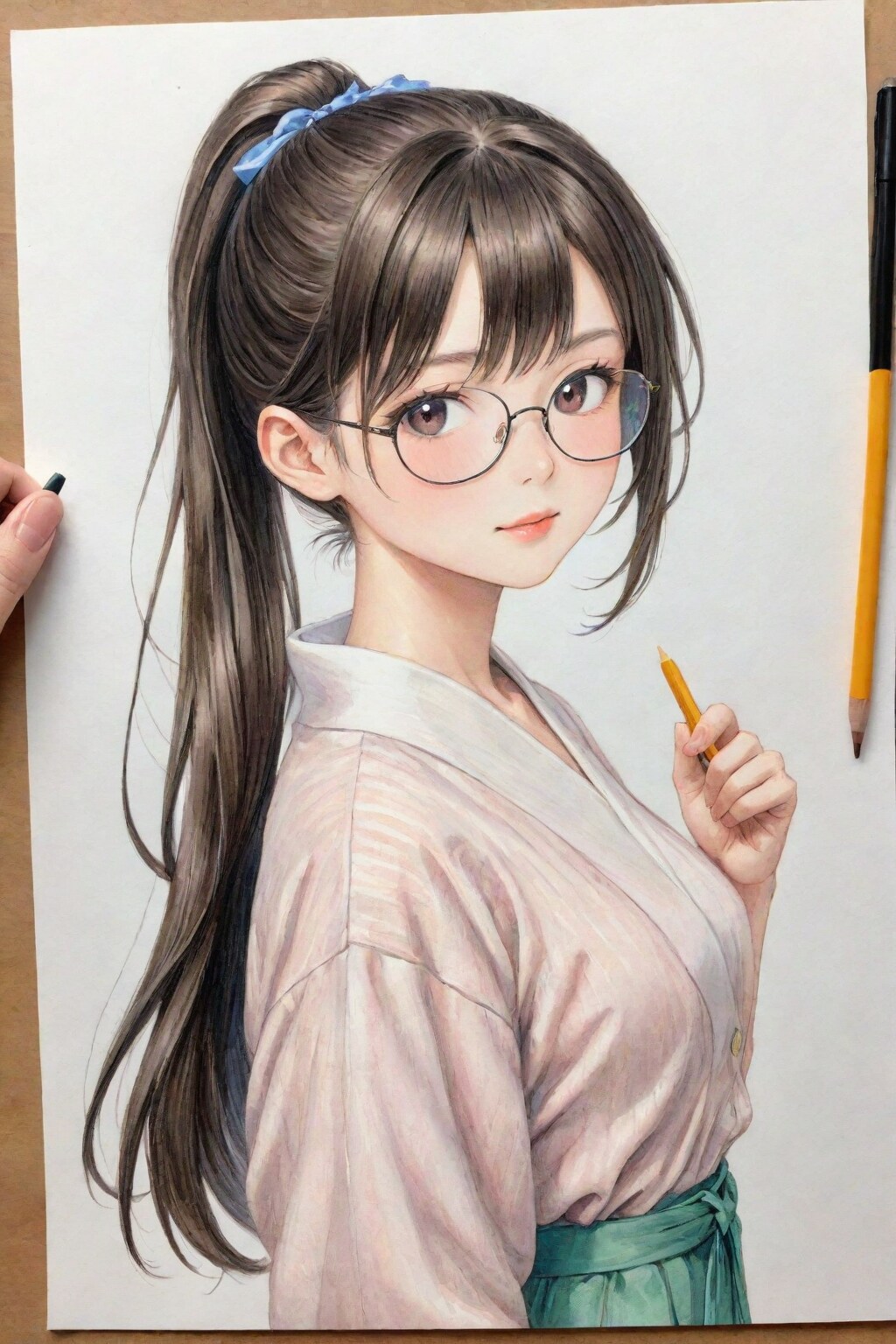 眼鏡の美しい19歳日本人女性が求められている