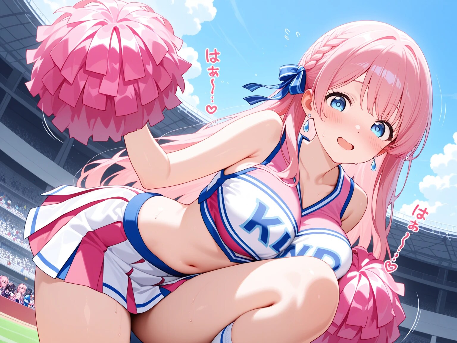 ボツ絵、チアガールこまのちゃん