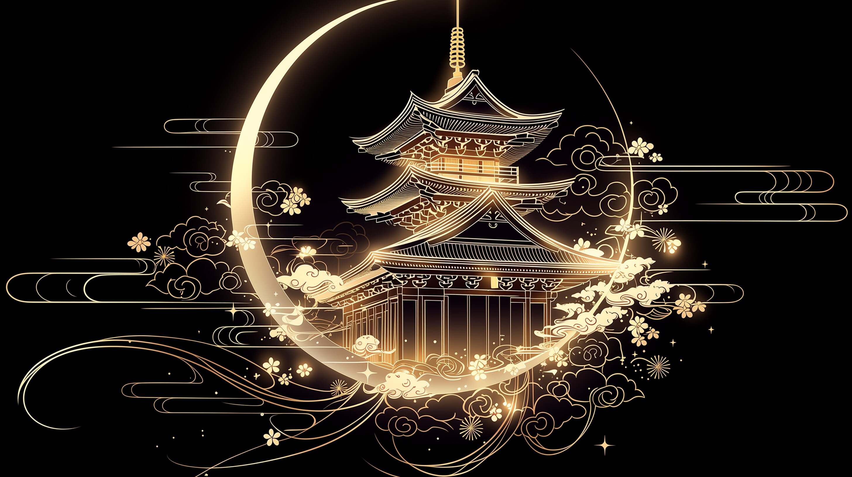 三日月の塔
