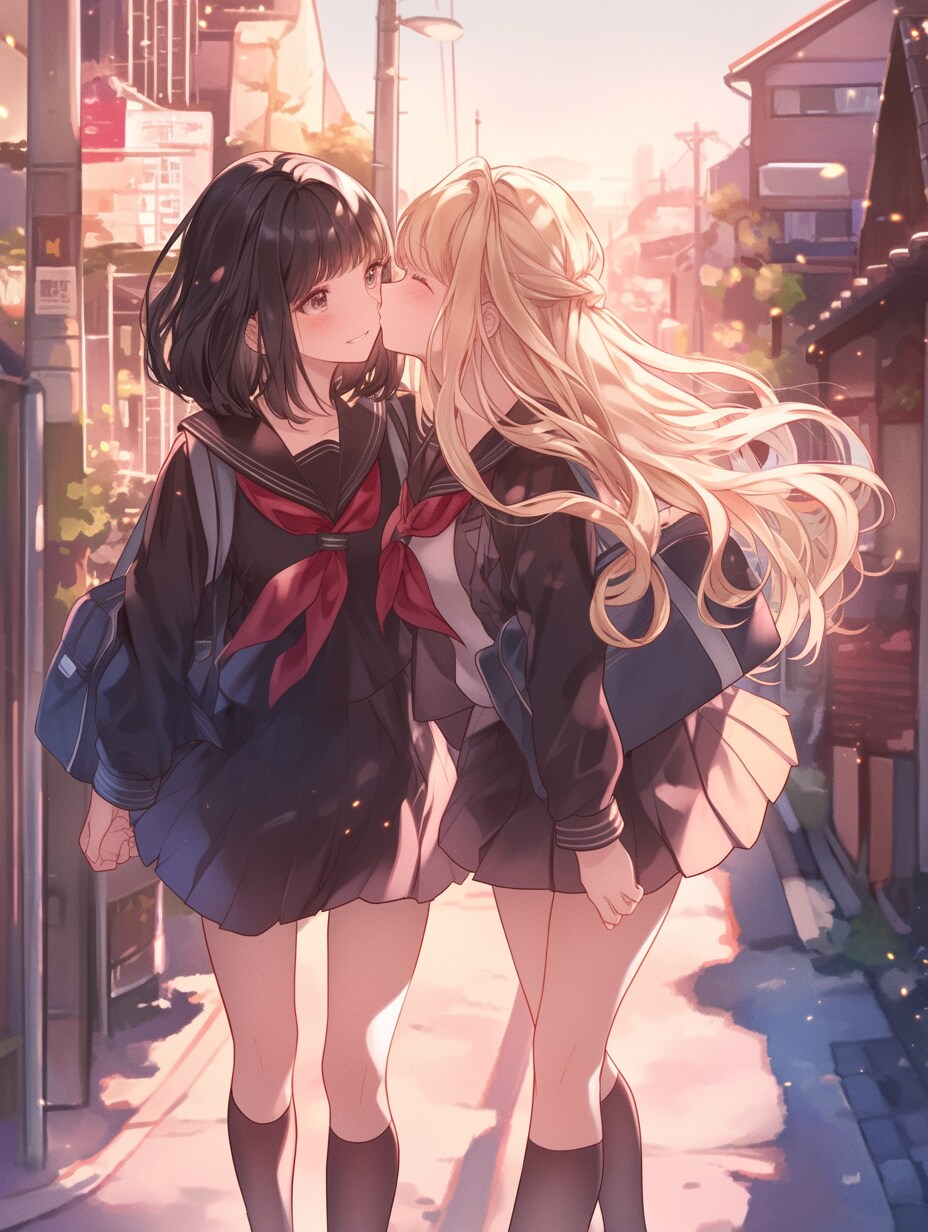 キスしたい二人のJK85～91