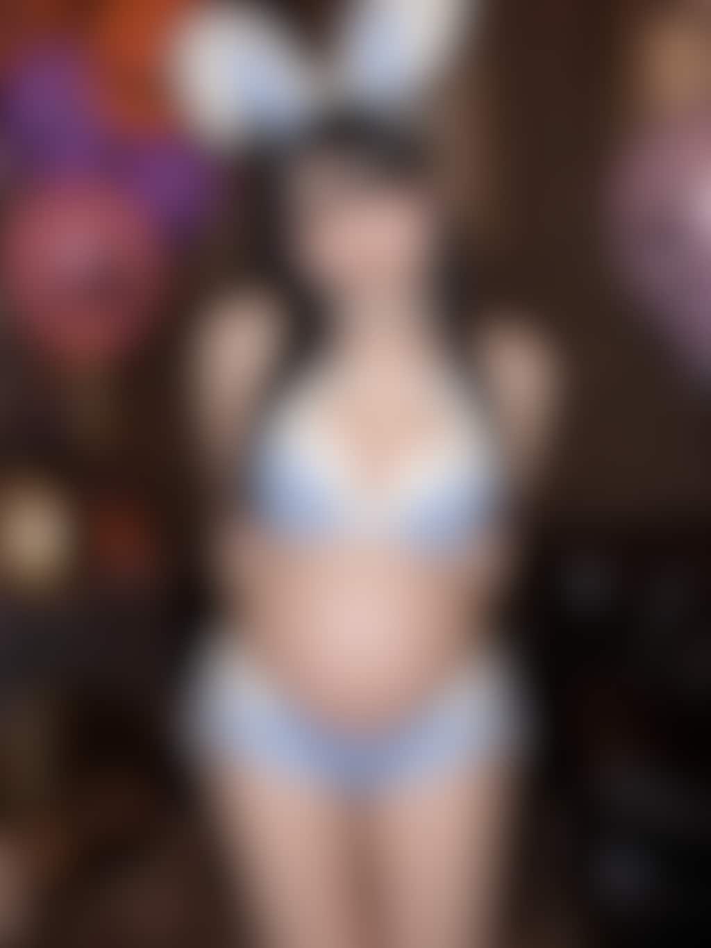 アイドル級に可愛いのにセクシーな格好のウサギさんは妊娠しているのにエッチなお汁をお漏らし🐇💕