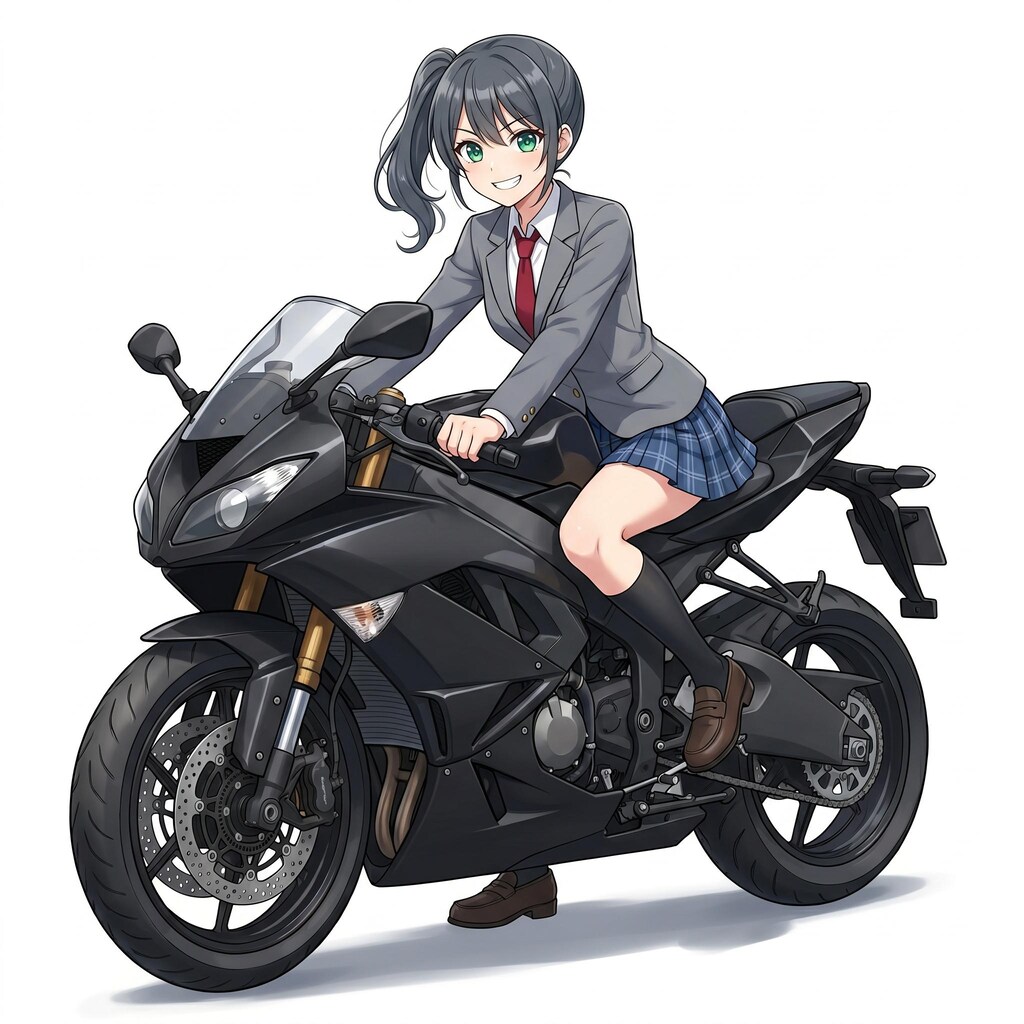 真島幸乃さんバイクガチャ(ボツ集)