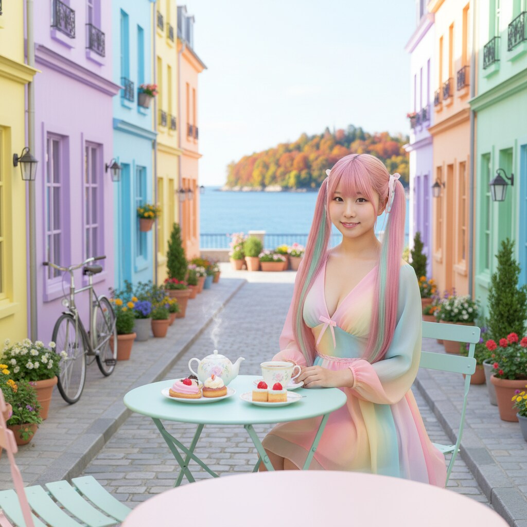 ももツイさん。パステルの街2 20251116